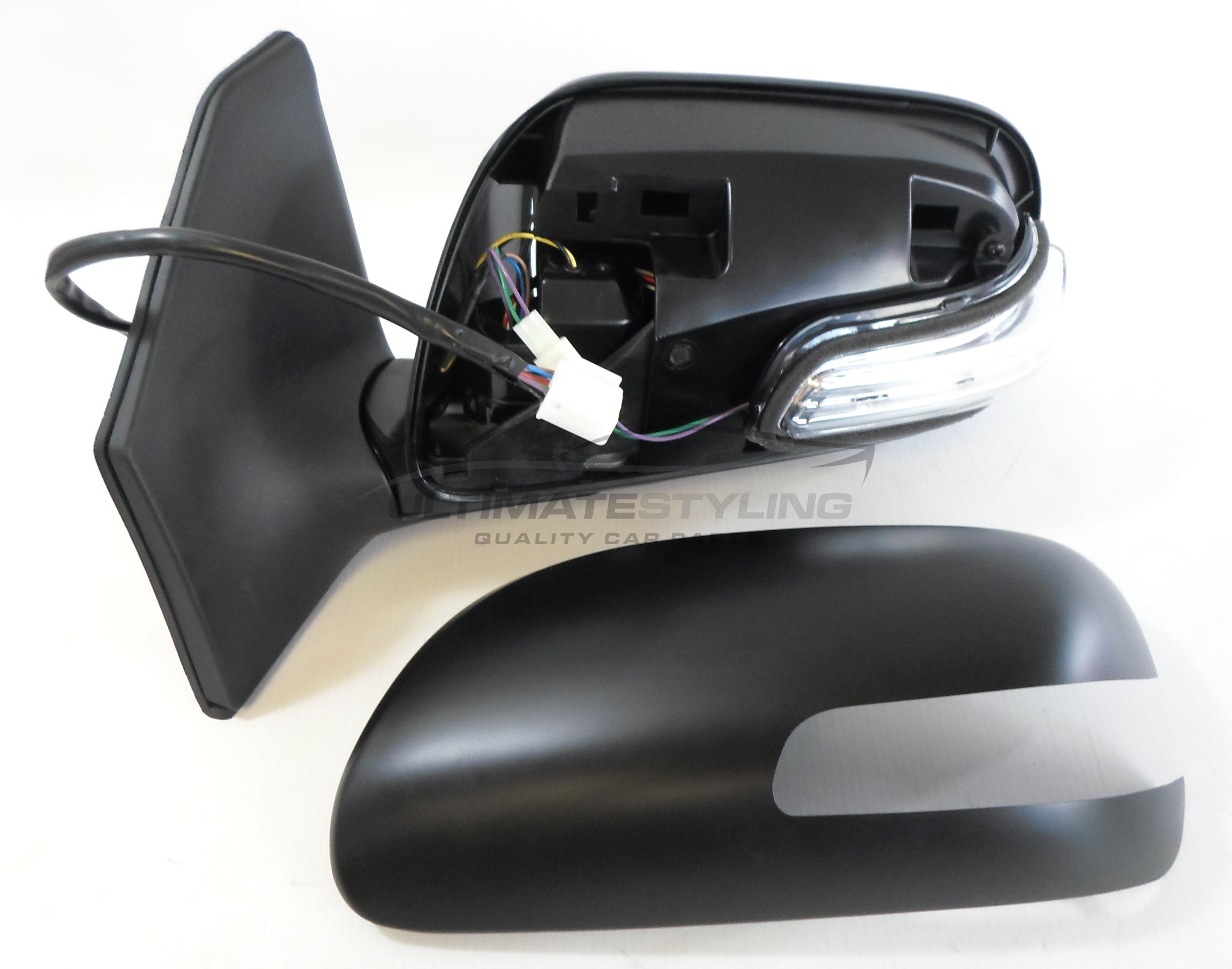 Toyota Avensis Wing Mirror / Door Mirror - Passenger Side (LH) - Electric adjustment - Heated Glass - Power Folding - Indicator - Primed