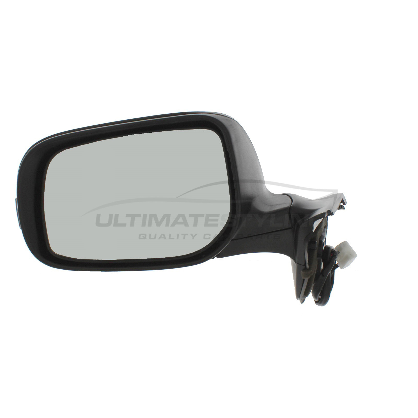 Toyota Auris Wing Mirror / Door Mirror - Passenger Side (LH) - Electric adjustment - Heated Glass - Indicator - Paintable - Black