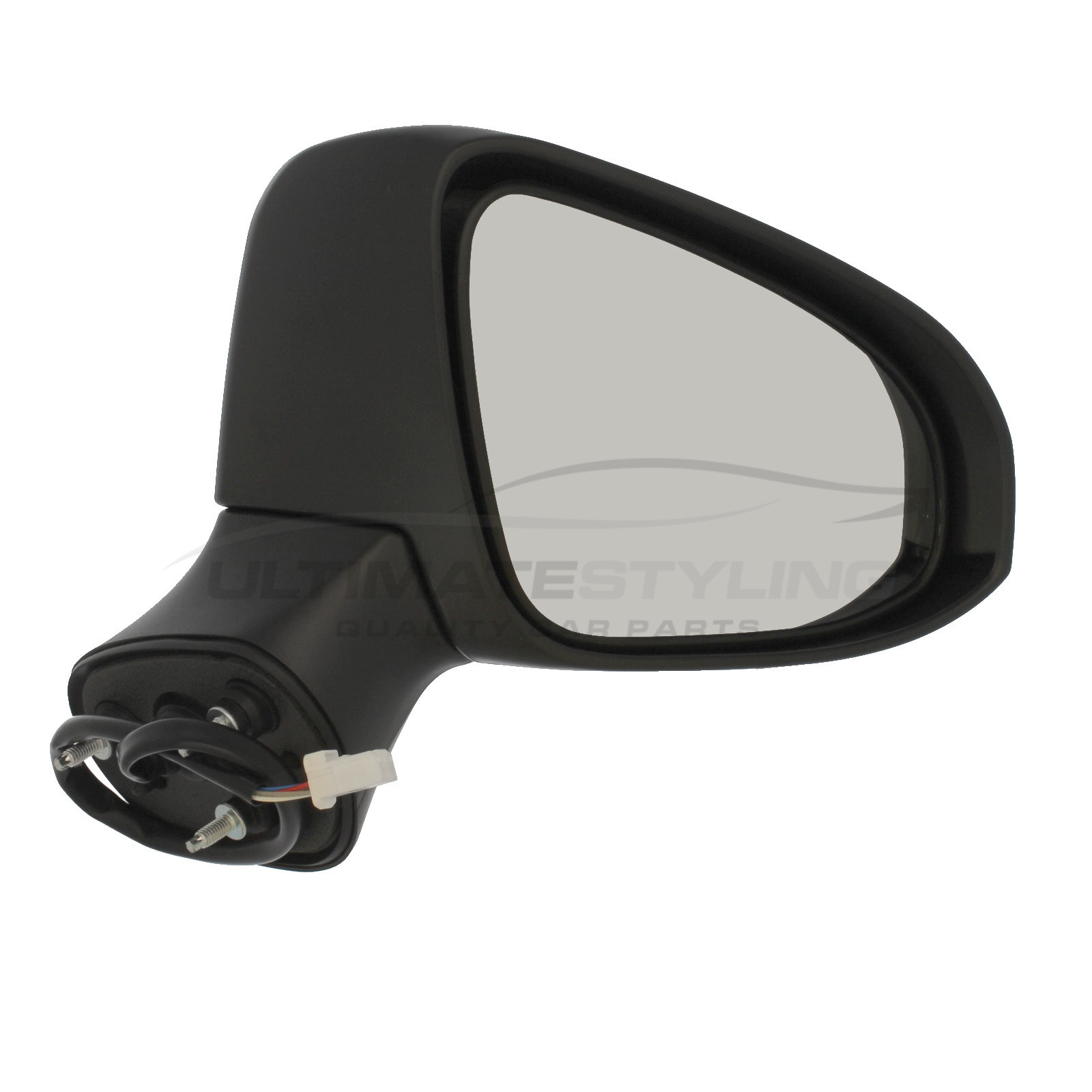 Toyota Avensis Wing Mirror / Door Mirror - Drivers Side (RH) - Electric adjustment - Heated Glass - Indicator - Paintable - Black