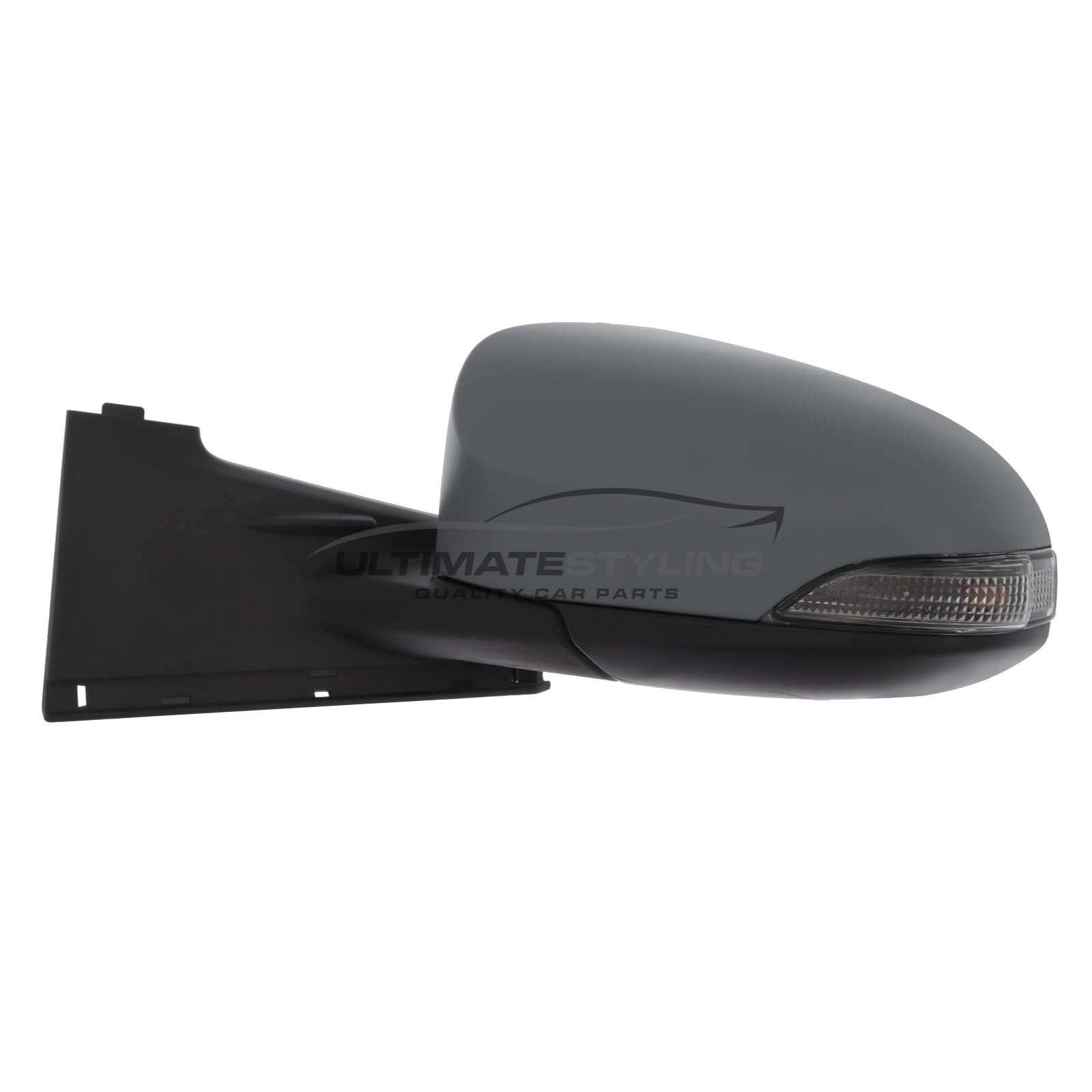 Toyota Yaris 2014-2021 Wing Door Mirror - Electric - Heated - Convex Glass - Indicator - Primed Cover - Passengers Side Nearside Left Hand