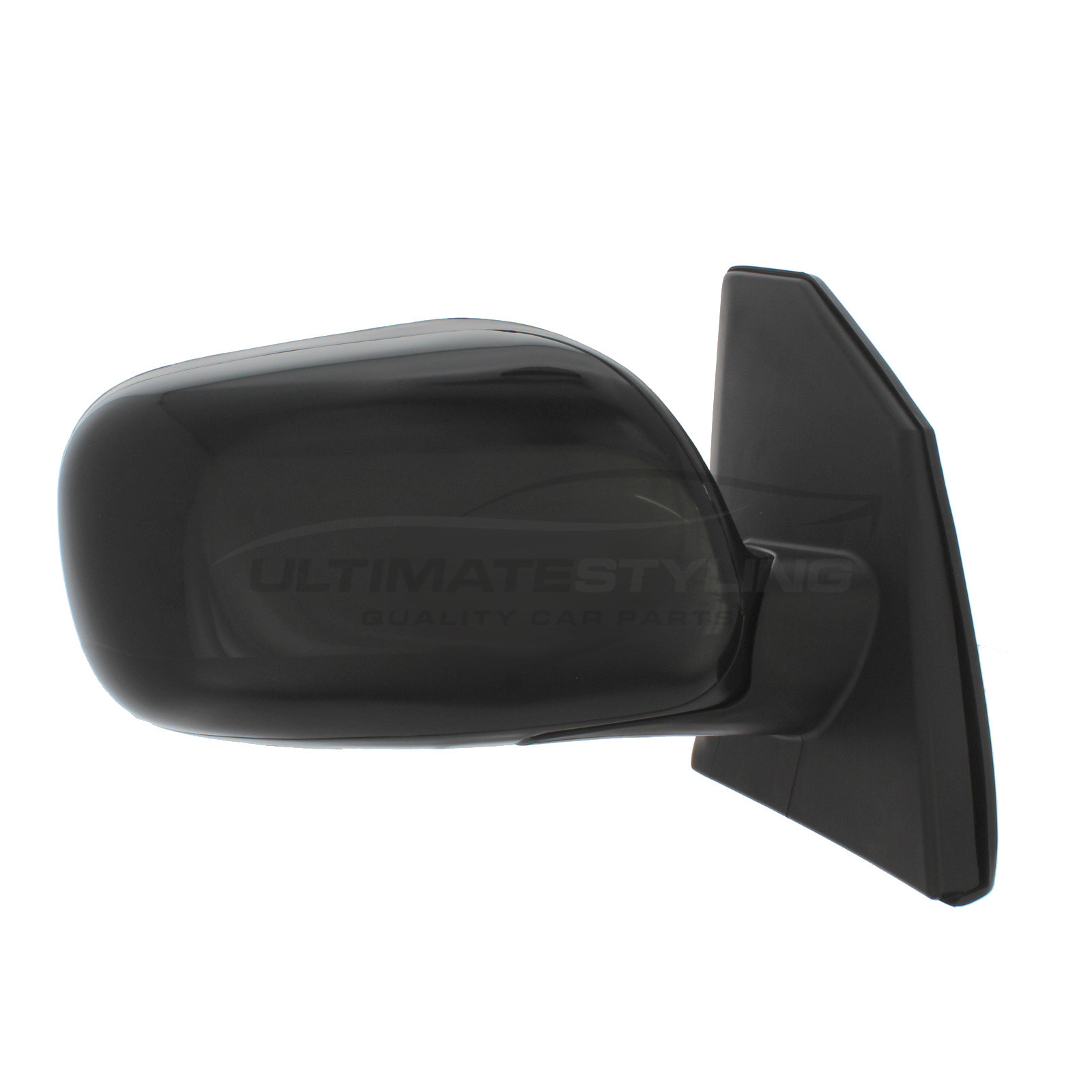 Toyota Corolla Wing Mirror / Door Mirror - Drivers Side (RH) - Electric adjustment - Non-Heated Glass - Paintable - Black
