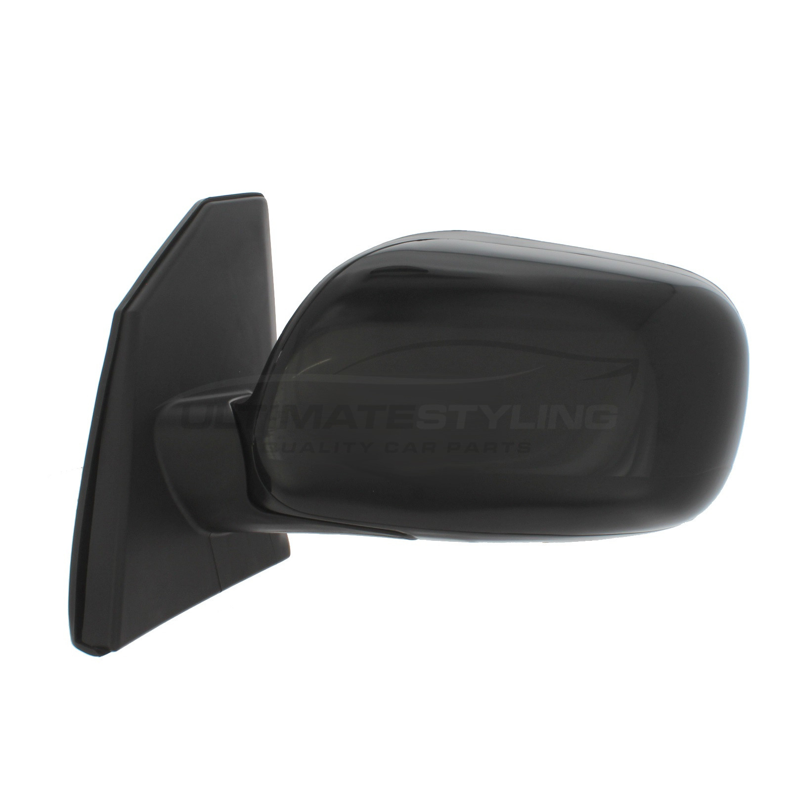 Toyota Corolla Wing Mirror / Door Mirror - Passenger Side (LH) - Electric adjustment - Non-Heated Glass - Paintable - Black