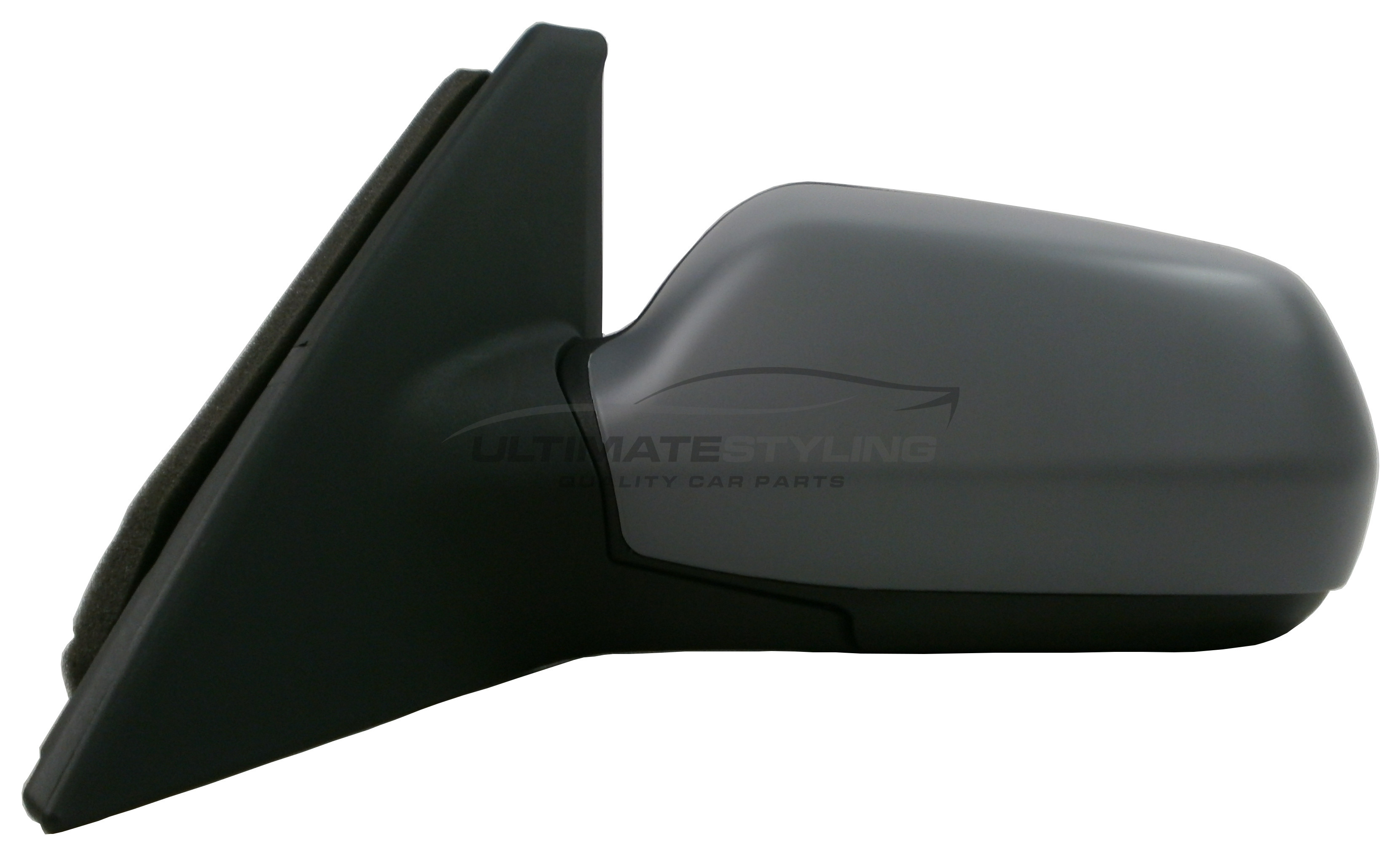 Mazda 3 Wing Mirror / Door Mirror - Passenger Side (LH) - Electric adjustment - Heated Glass - Primed Cover