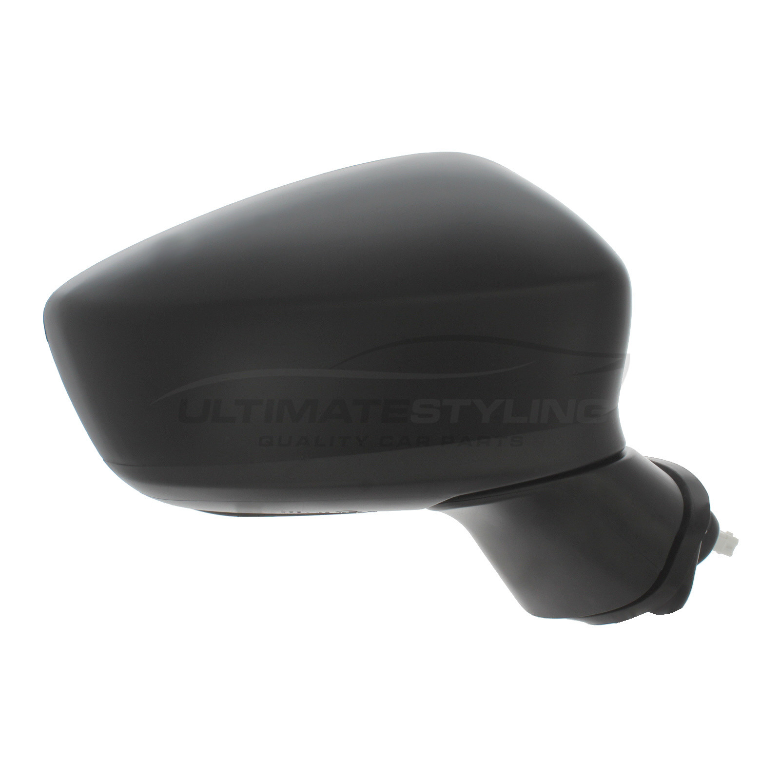 Mazda 3 Wing Mirror / Door Mirror - Drivers Side (RH) - Electric adjustment - Heated Glass - Power Folding - Indicator - Paintable - Black