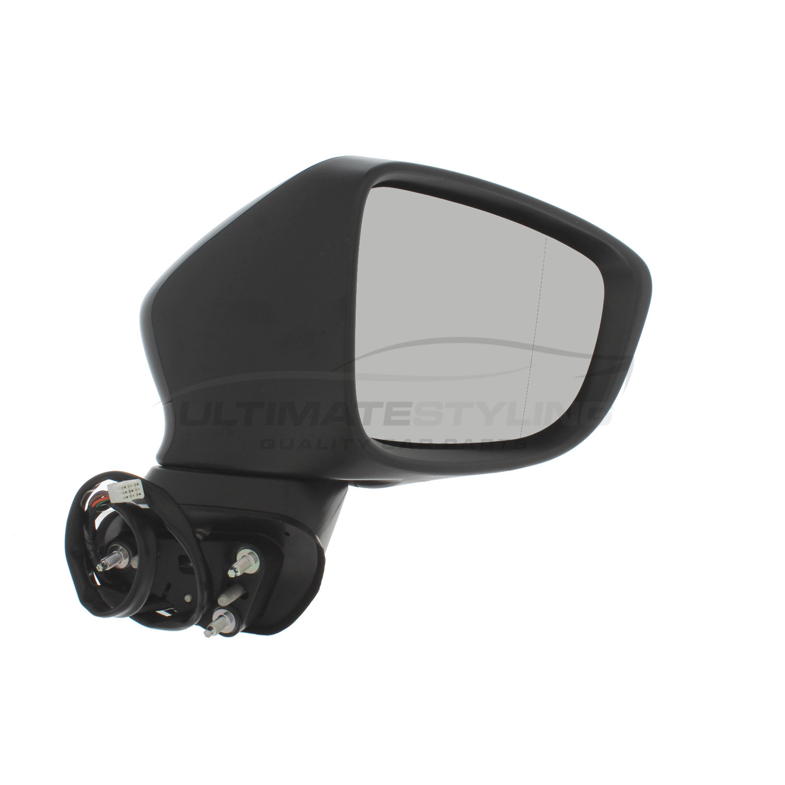 Mazda 6 Wing Mirror / Door Mirror - Drivers Side (RH) - Electric adjustment - Heated Glass - Indicator - Paintable - Black