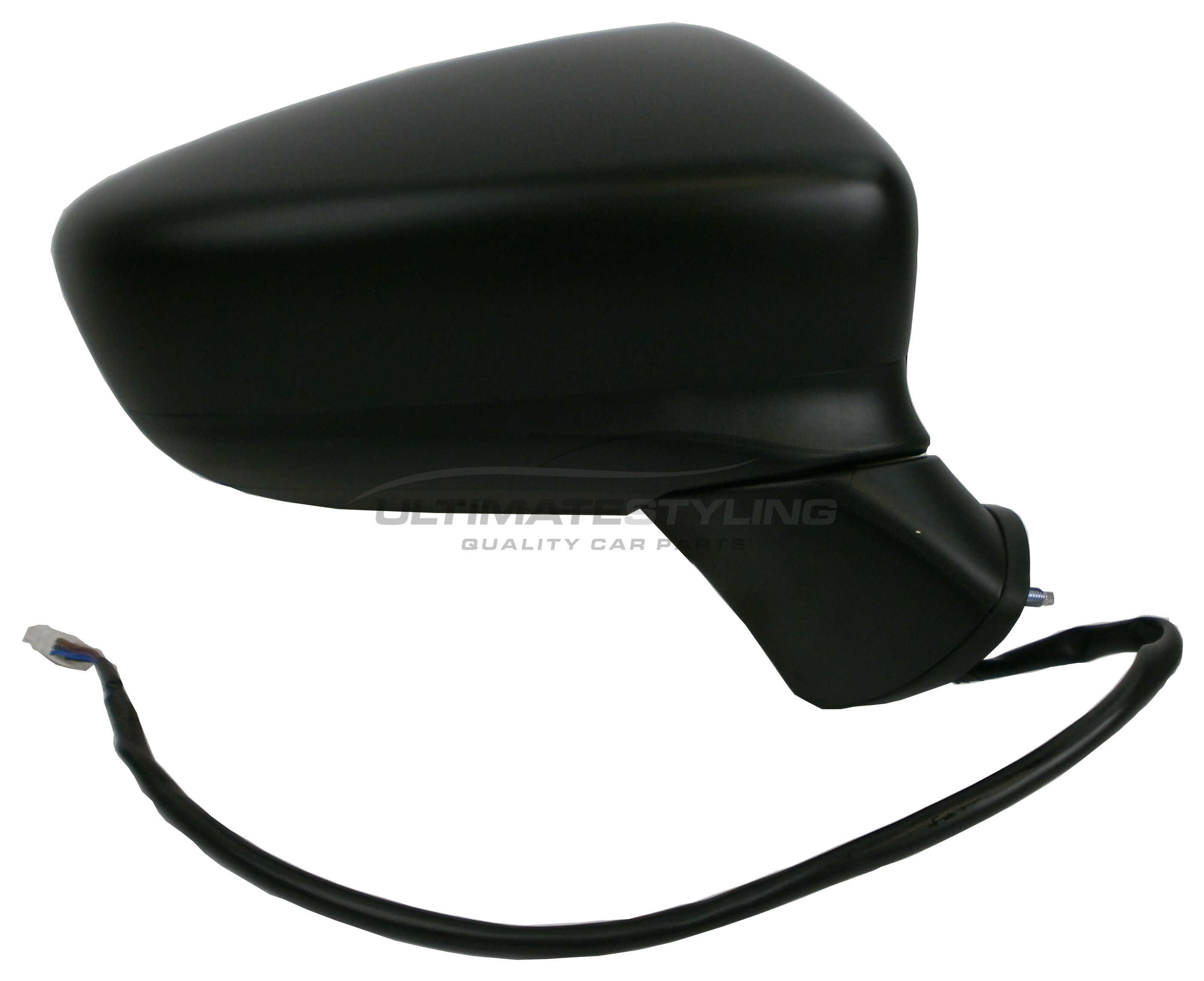 Mazda 6 Wing Mirror / Door Mirror - Drivers Side (RH) - Electric adjustment - Heated Glass - Indicator - Paintable - Black