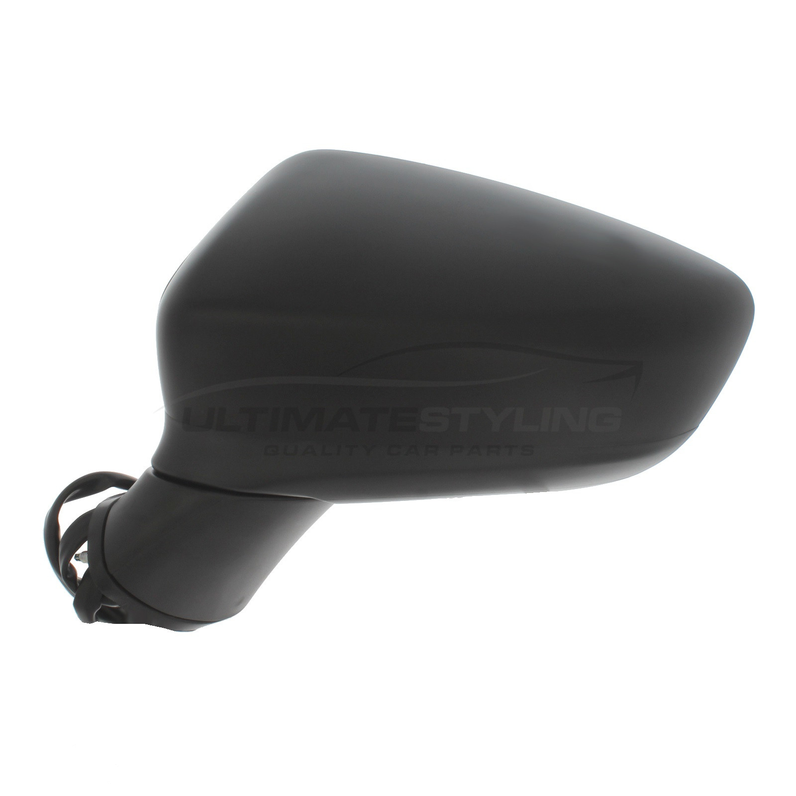 Mazda 6 Wing Mirror / Door Mirror - Passenger Side (LH) - Electric adjustment - Heated Glass - Power Folding - Indicator - Paintable - Black
