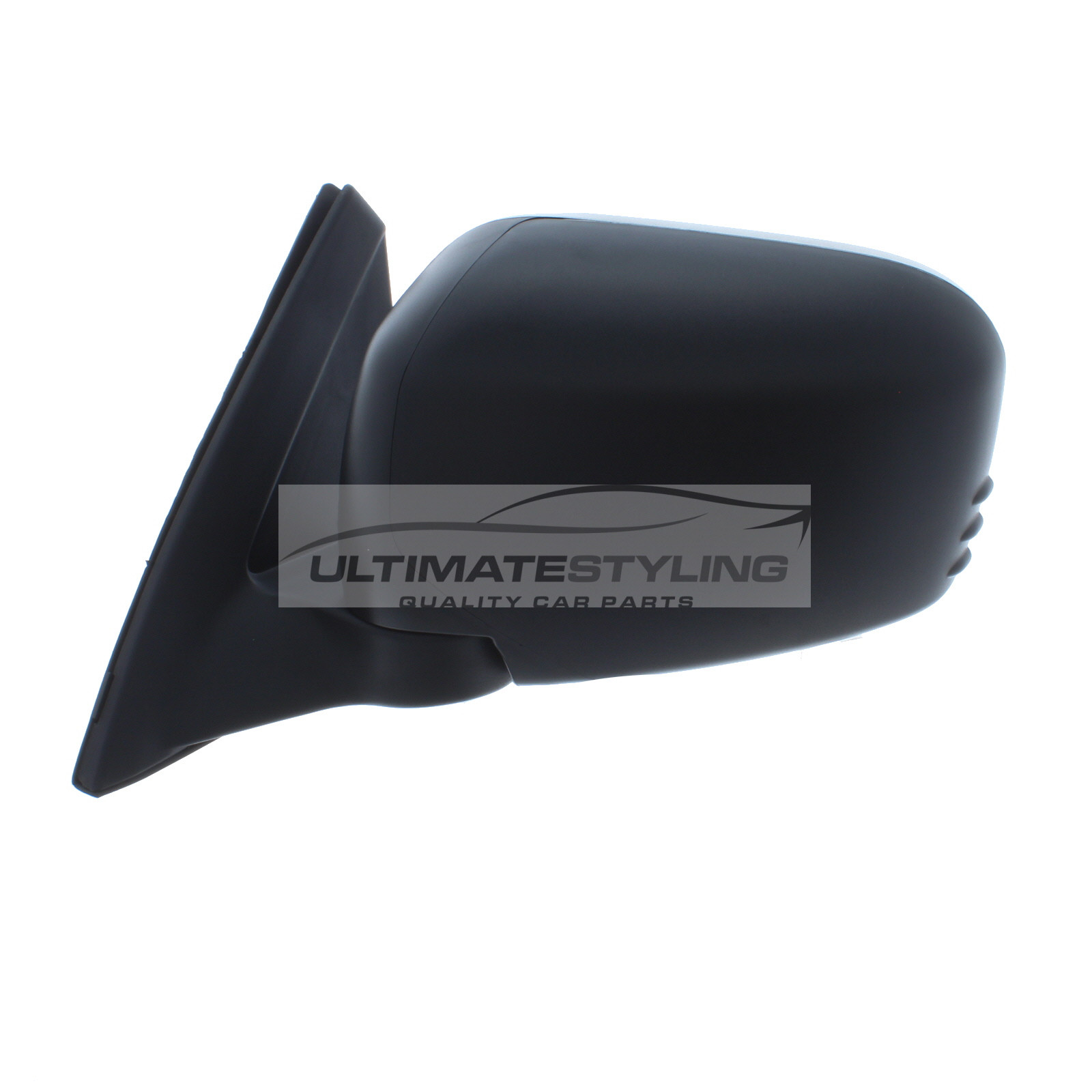 Mitsubishi L200 Wing Mirror / Door Mirror - Passenger Side (LH) - Manual adjustment - Non-Heated Glass - Black - Textured