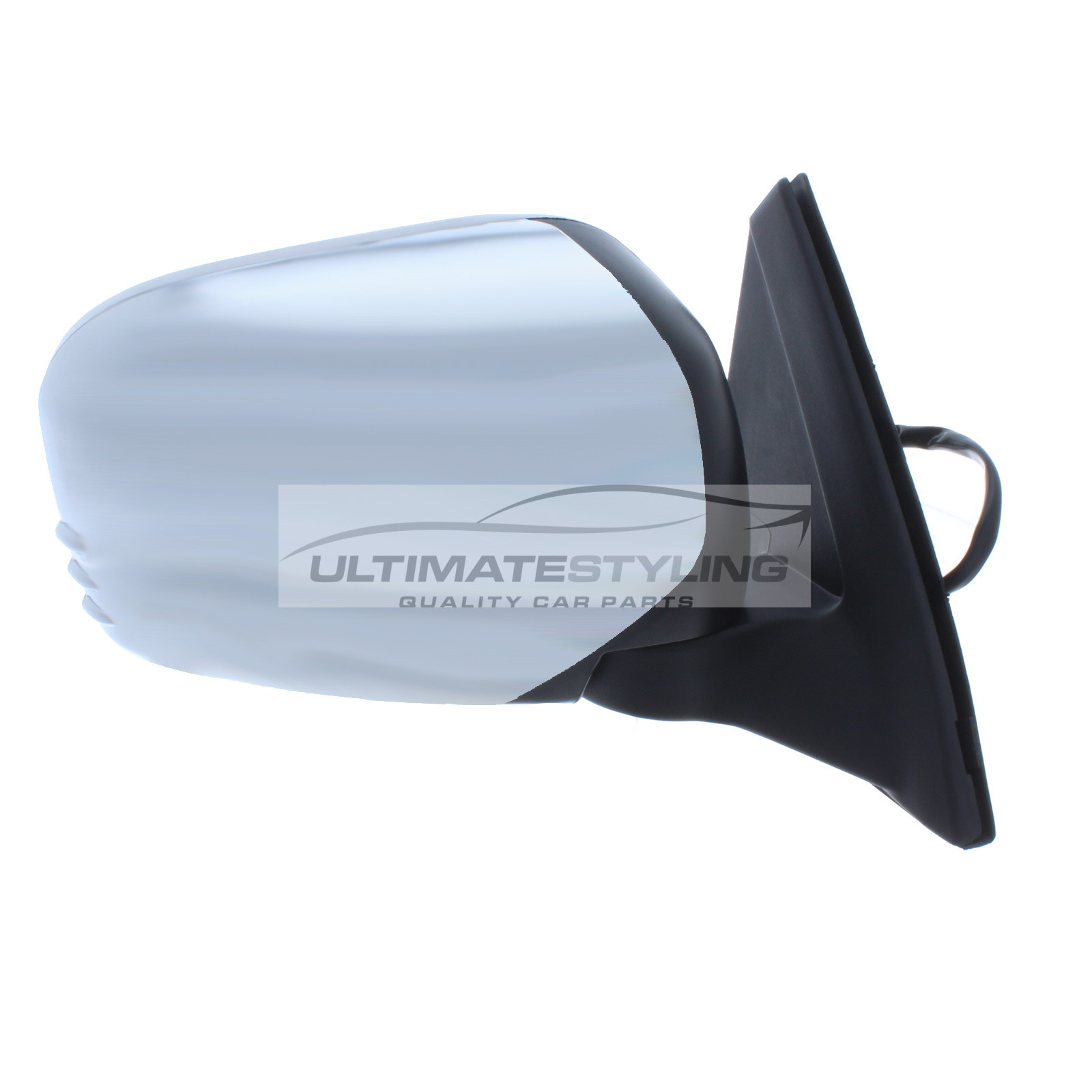 Mitsubishi L200 Wing Mirror / Door Mirror - Drivers Side (RH) - Electric adjustment - Non-Heated Glass - Chrome Finish