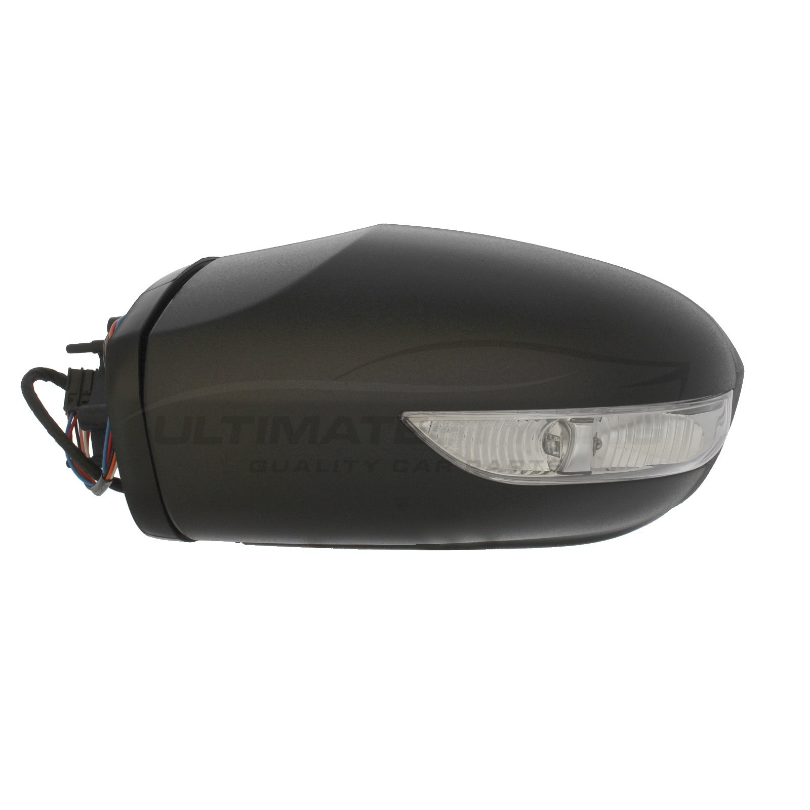 Mercedes A Class (W169 Series) / B Class (W245 Series) 2005-9/2008 Electric Adjustment Heated Black Textured Complete Door Mirror With Indicator LH Side