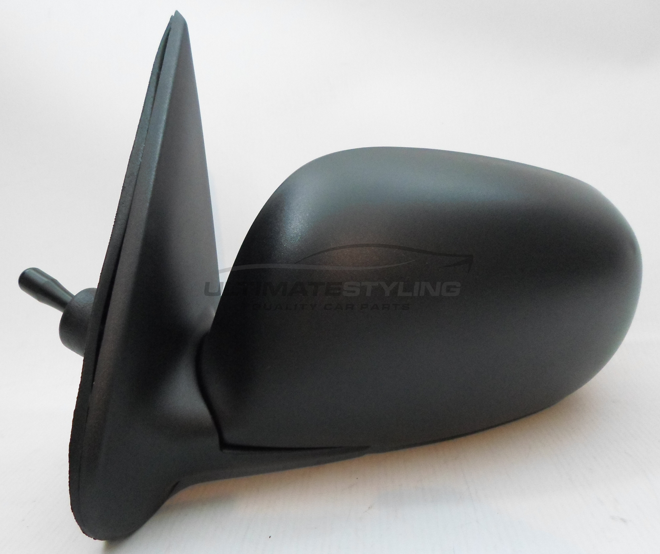 Nissan Micra Wing Mirror / Door Mirror - Passenger Side (LH) - Cable adjustment - Non-Heated Glass - Black