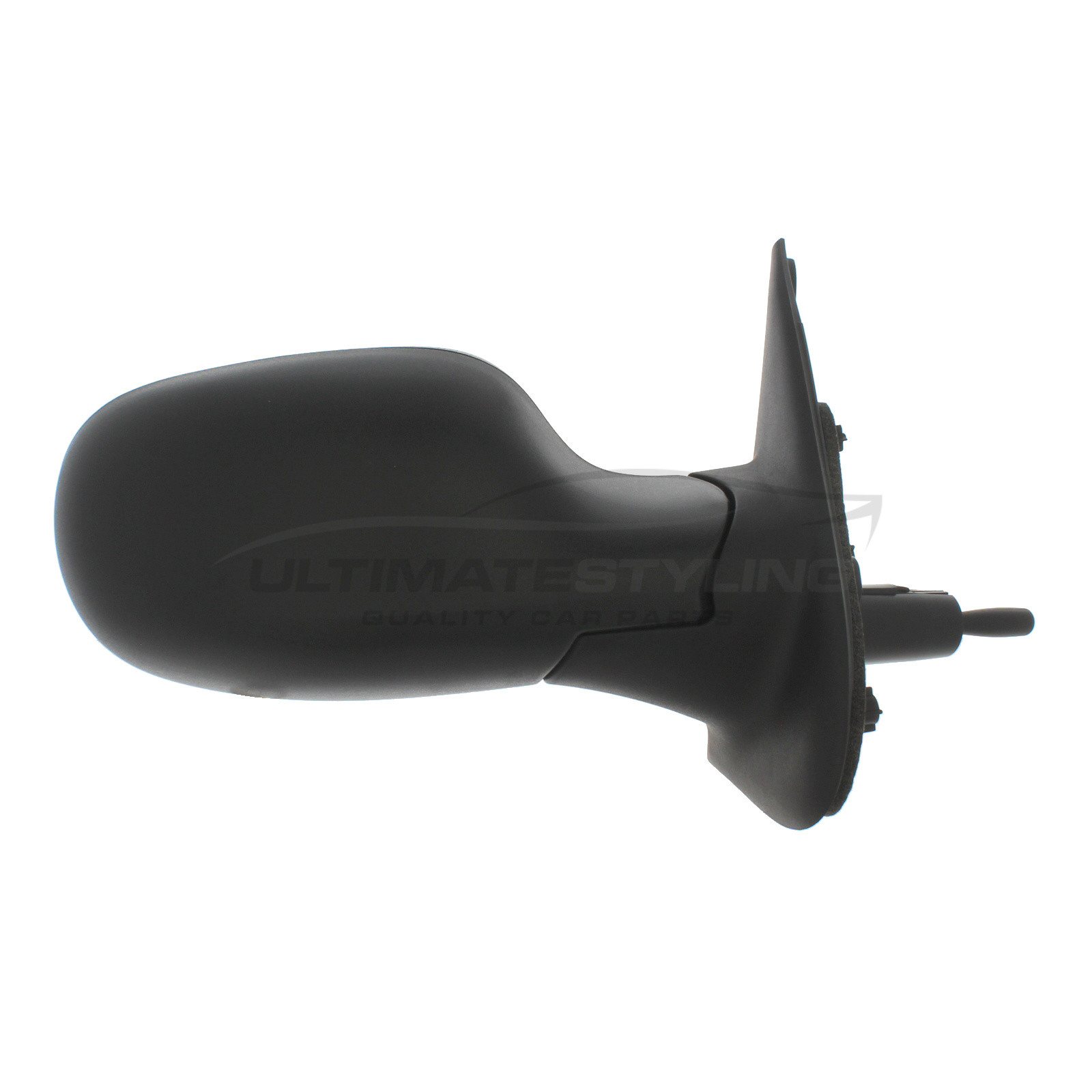 Nissan Micra Wing Mirror / Door Mirror - Drivers Side (RH) - Cable adjustment - Non-Heated Glass - Black