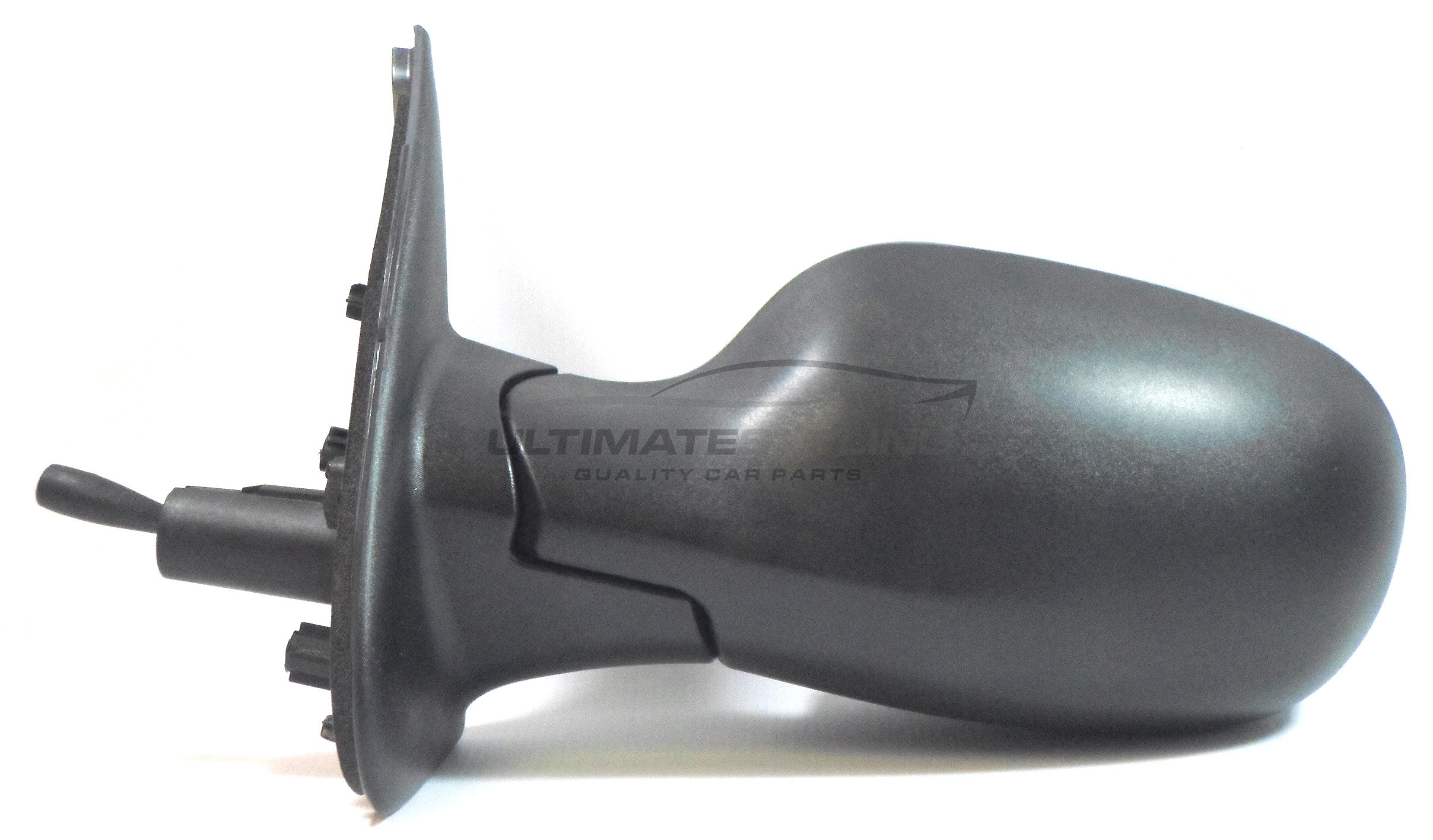 Nissan Micra Wing Mirror / Door Mirror - Passenger Side (LH) - Cable adjustment - Non-Heated Glass - Black