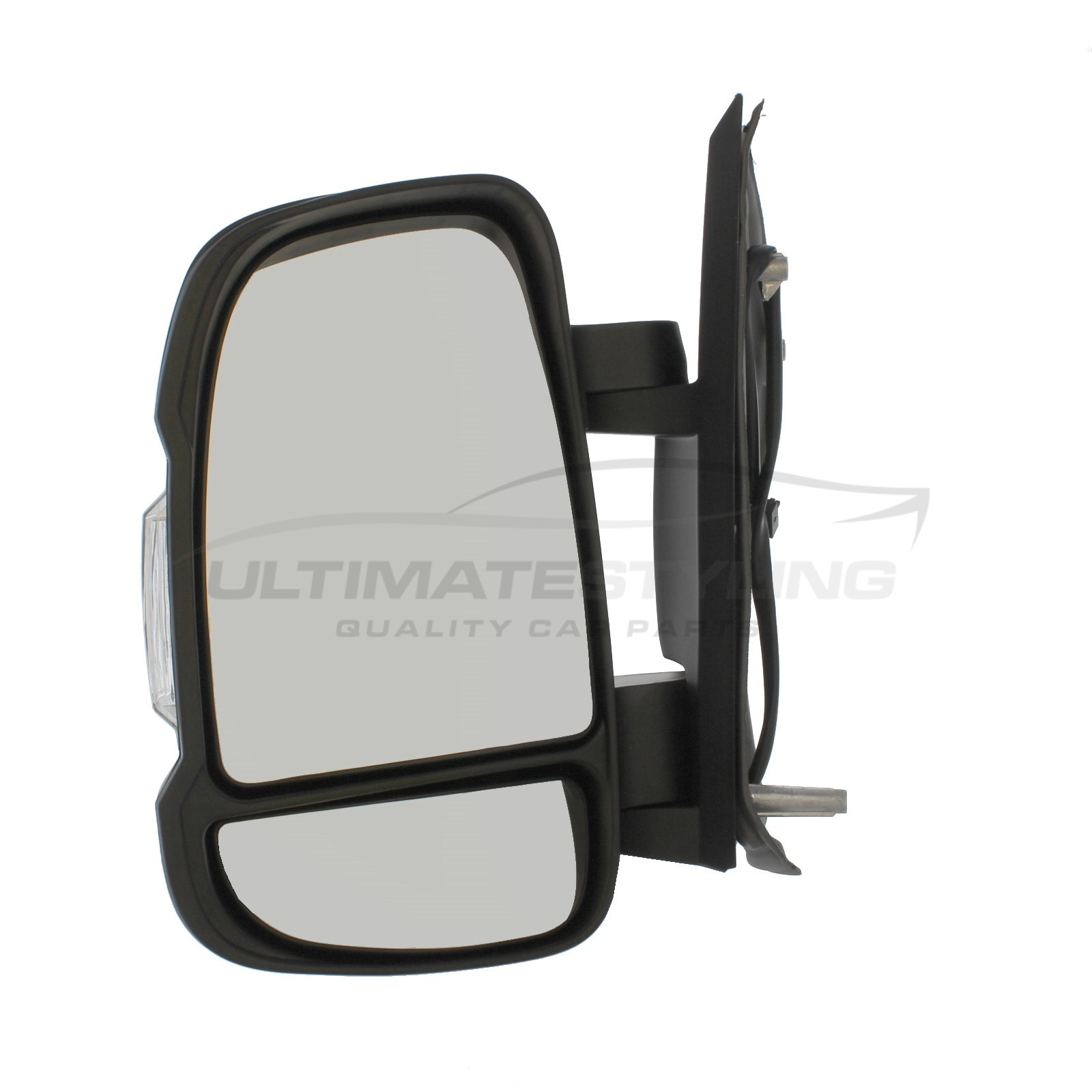 Wing Mirror / Door Mirror - Passenger Side (LH) - Electric adjustment -  Heated Glass - Indicator - Black for Citroen Relay, Fiat Ducato, Peugeot  Boxer and others