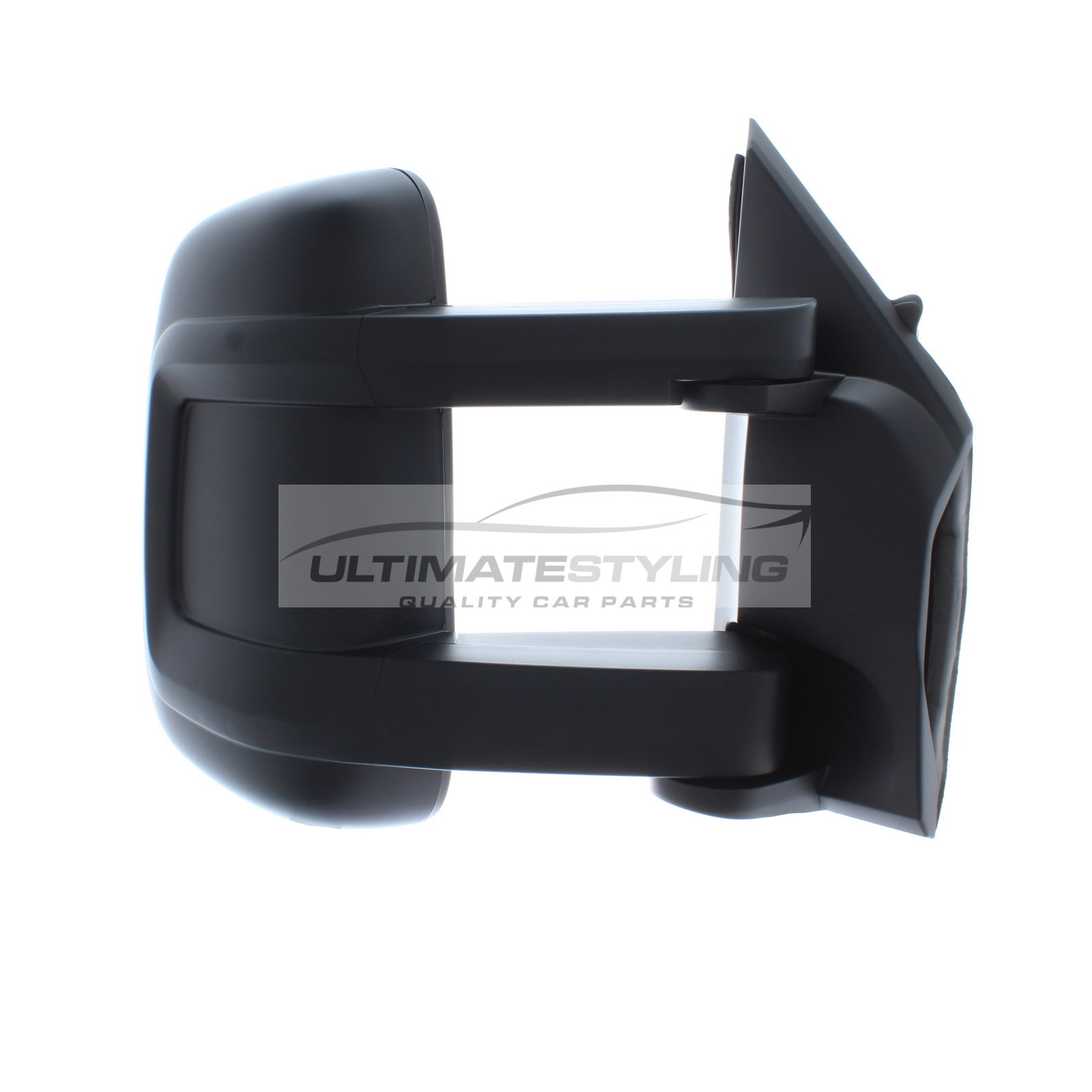 Citroen Relay, Fiat Ducato, Peugeot Boxer 2006-> Electric Heated Black Long Arm Door Wing Mirror RH