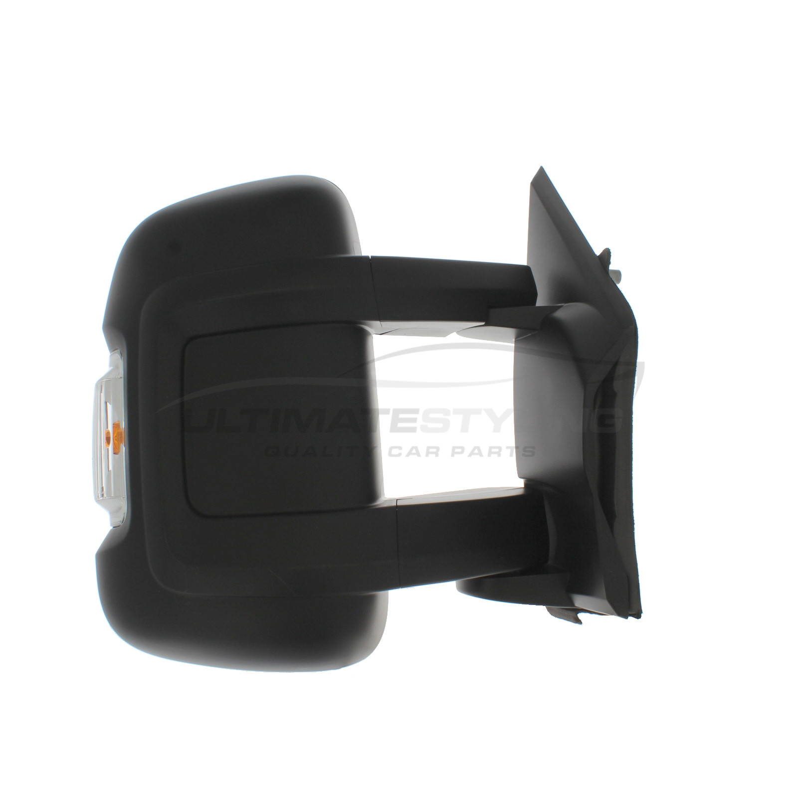 Citroen Relay, Fiat Ducato, Peugeot Boxer 2006-> Electric Heated Black Medium Arm Door Wing Mirror RH