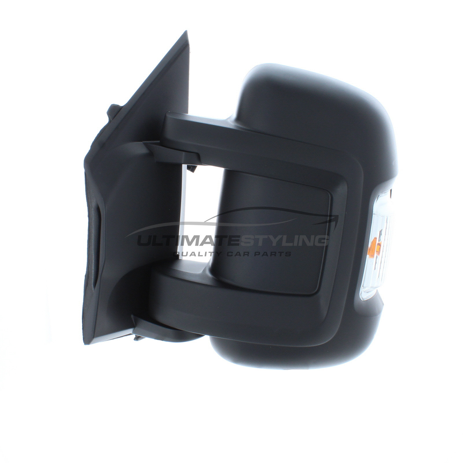 Citroen Relay, Fiat Ducato, Peugeot Boxer 2011-> Electric Heated Black Short Arm Door Wing Mirror LH