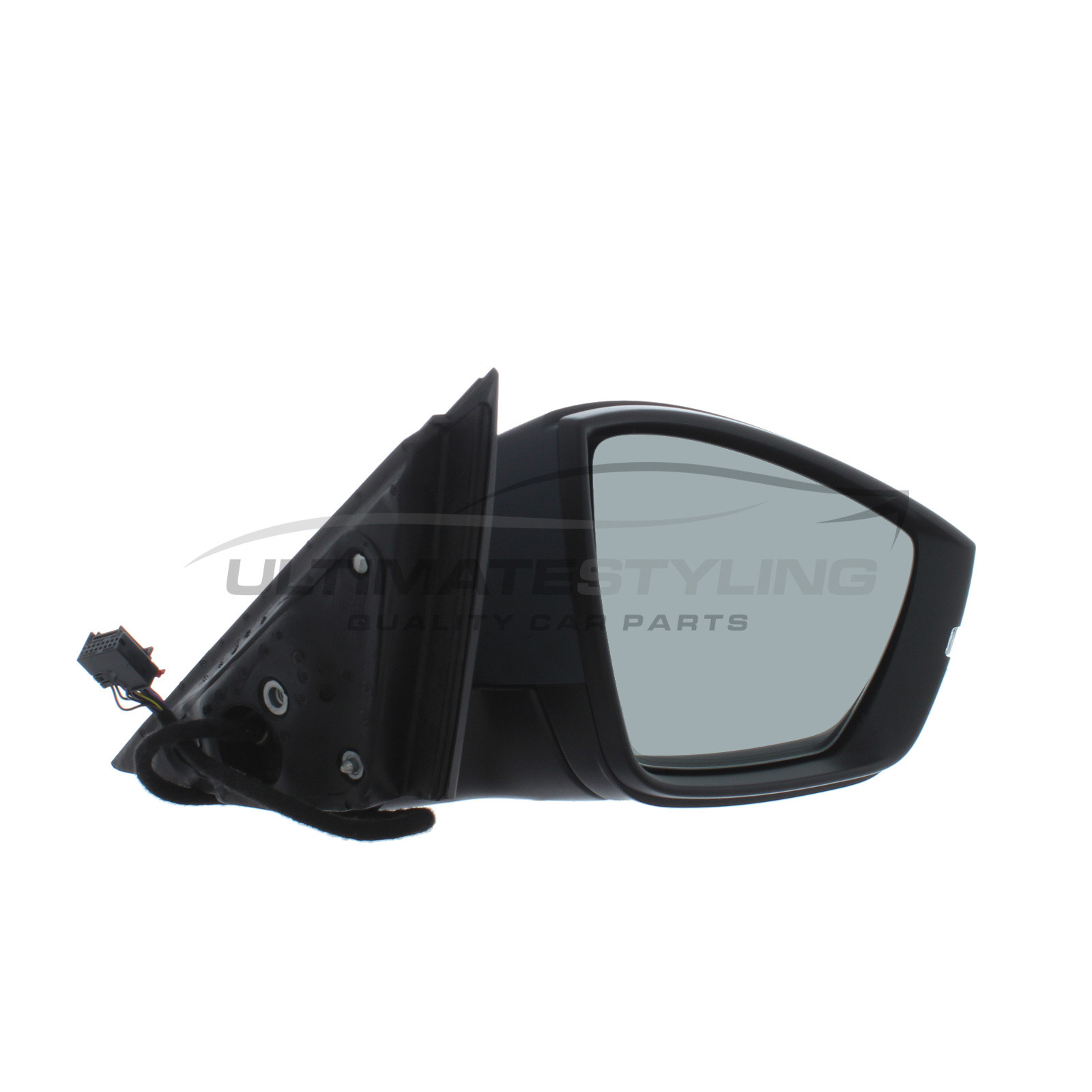 Skoda Kodiaq Wing Mirror / Door Mirror - Drivers Side (RH) - Electric adjustment - Heated Glass - Power Folding - Indicator - Puddle Light - Primed