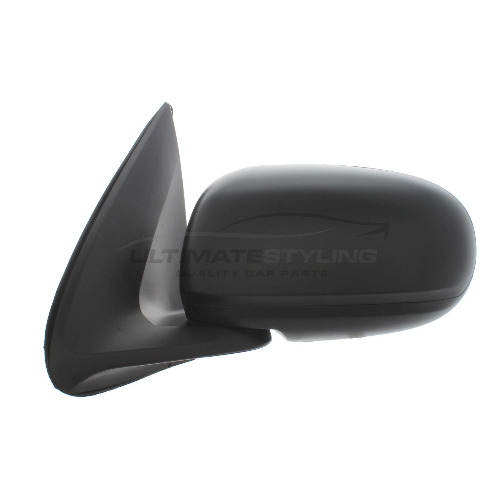 Nissan Almera Wing Mirror / Door Mirror - Passenger Side (LH) - Cable adjustment - Non-Heated Glass - Black