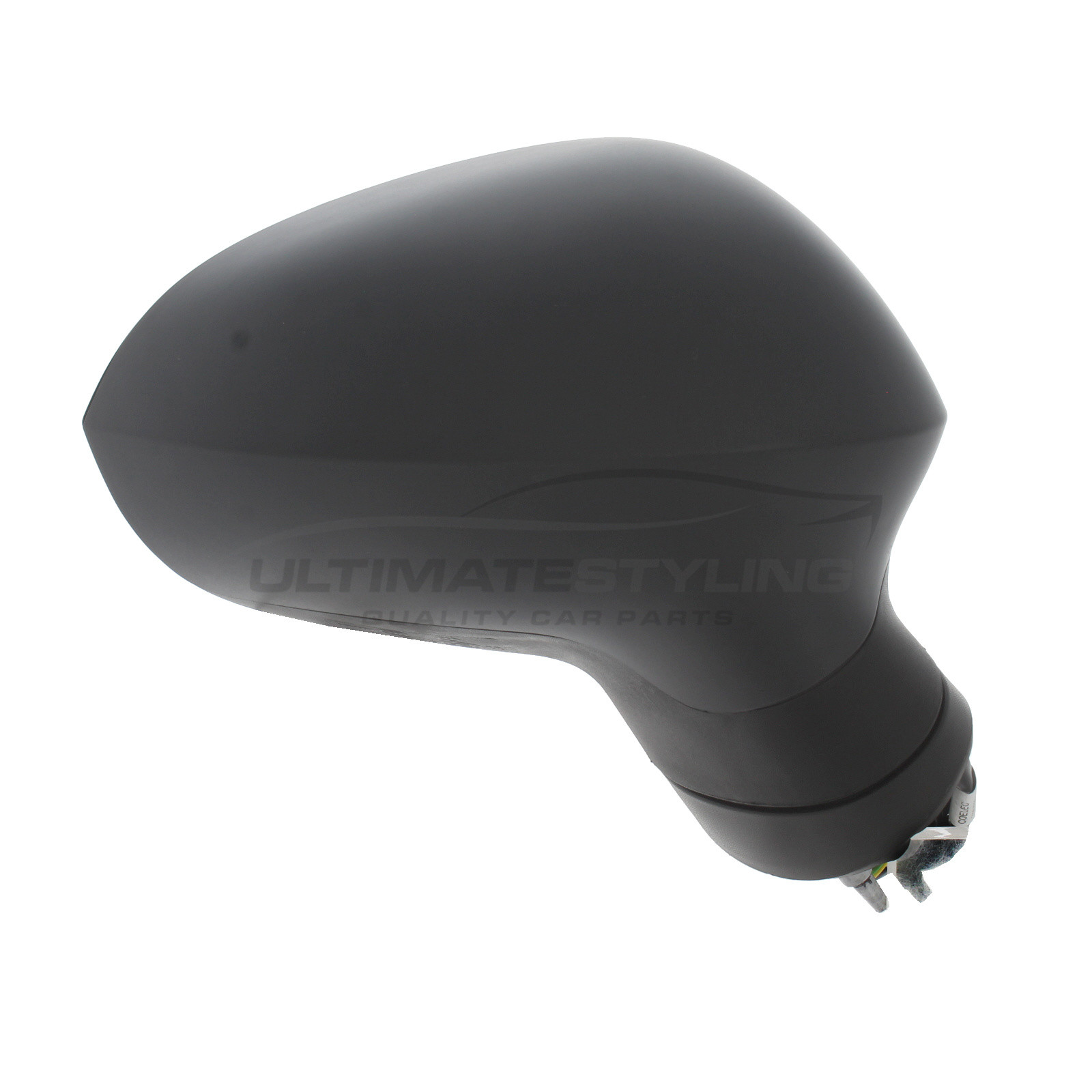 Seat Leon Wing Mirror / Door Mirror - Drivers Side (RH) - Electric adjustment - Heated Glass - Paintable - Black