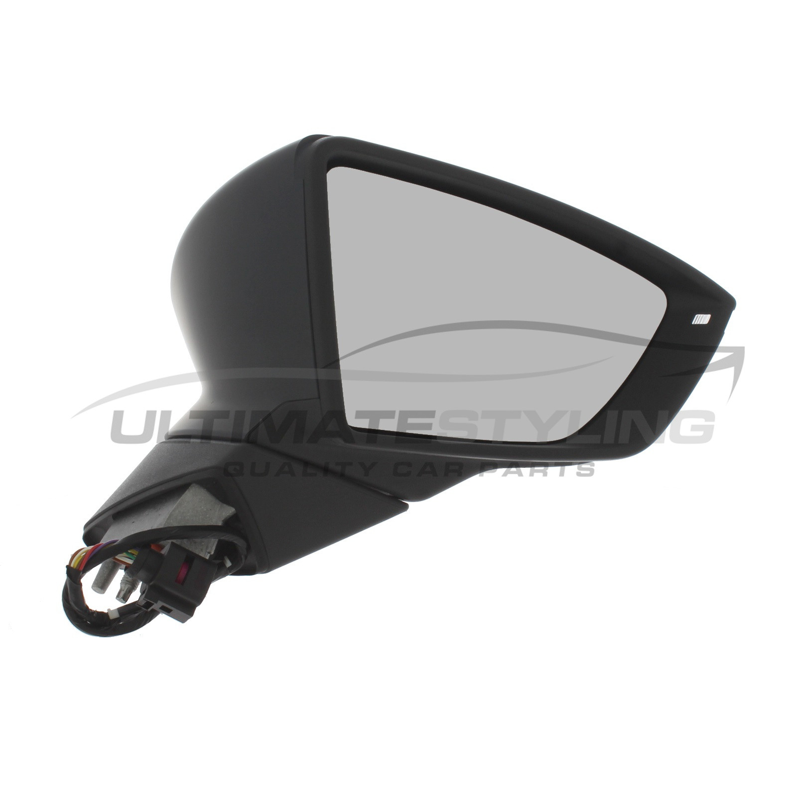 Seat Leon Wing Mirror / Door Mirror - Drivers Side (RH) - Electric adjustment - Heated Glass - Power Folding - Indicator - Primed