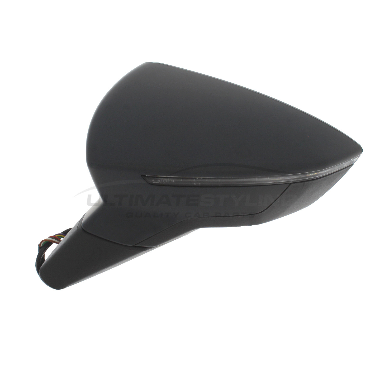 Seat Leon Wing Mirror / Door Mirror - Passenger Side (LH) - Electric adjustment - Heated Glass - Power Folding - Indicator - Primed