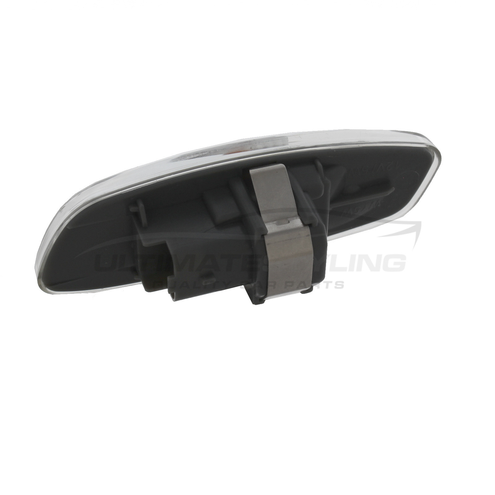 Citroen C3, C3 Picasso, C4, C4 Grand Picasso, C4 Picasso, C5, DS3, DS4 / DS DS3, DS DS4, DS DS4 Crossback / Peugeot 207, 3008, 308, 5008, RCZ Clear Non-LED (WY5W) Wing Mirror Indicator Fits Within Mirror Base Drivers Side Right Hand