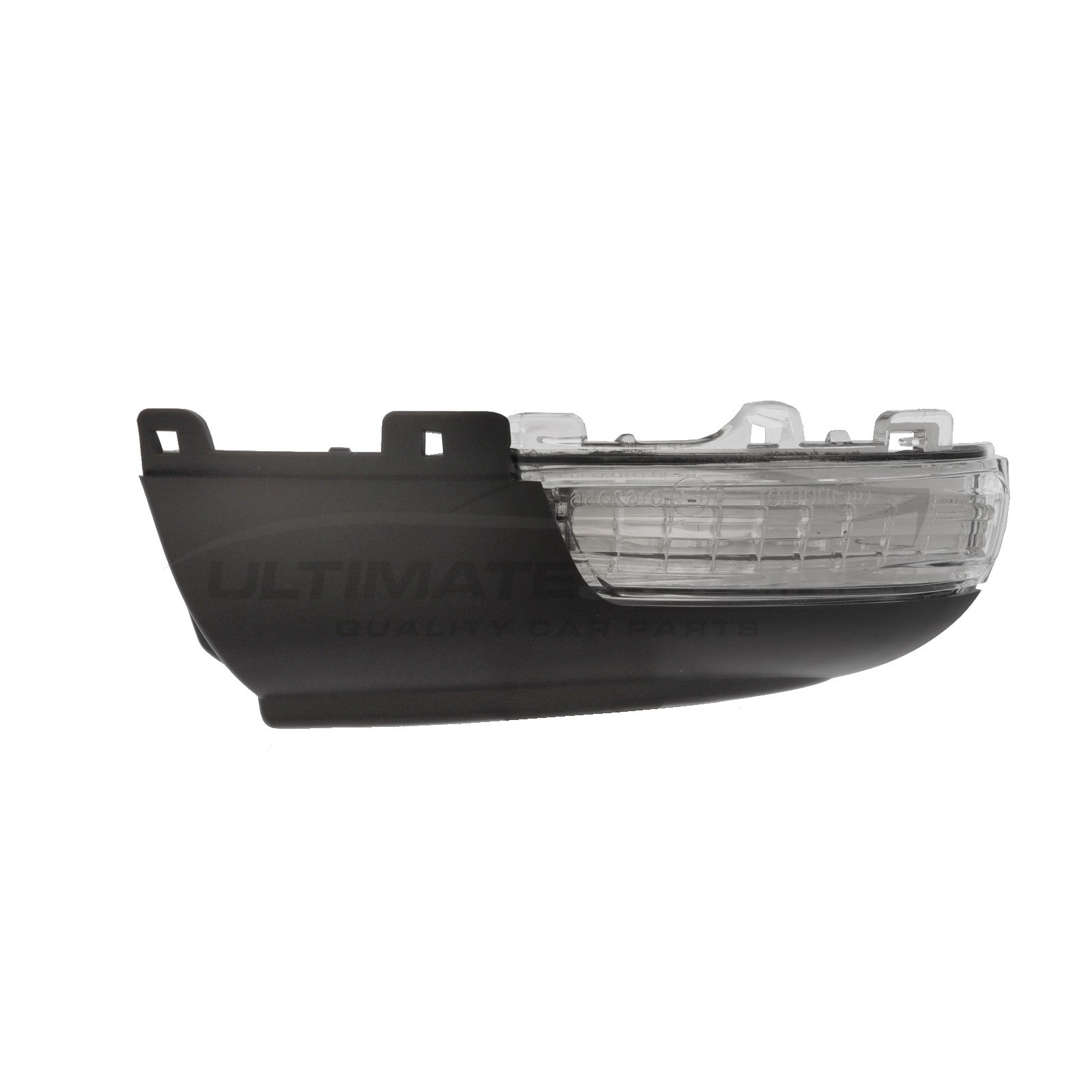 Seat Alhambra 2010-2021, VW Sharan 2010-2022, VW Tiguan 2008-2017 Clear LED Mirror Indicator To Suit Mirror Without Puddle Lamp - Includes Plastic Base Passenger Side (LH)