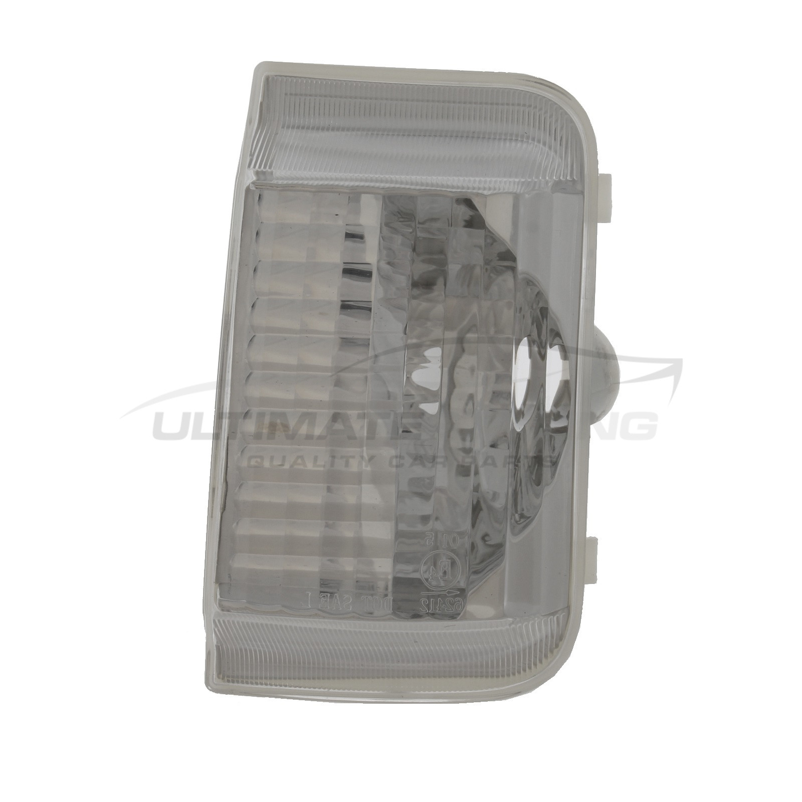 Citroen Relay 2006->, Fiat Ducato 2006->, Peugeot Boxer 2006->, Vauxhall Movano 2021-> Clear Non-LED To Suit Amber Bulb (Not Included) Mirror Indicator Excludes Amber Reflector Drivers Side (RH)