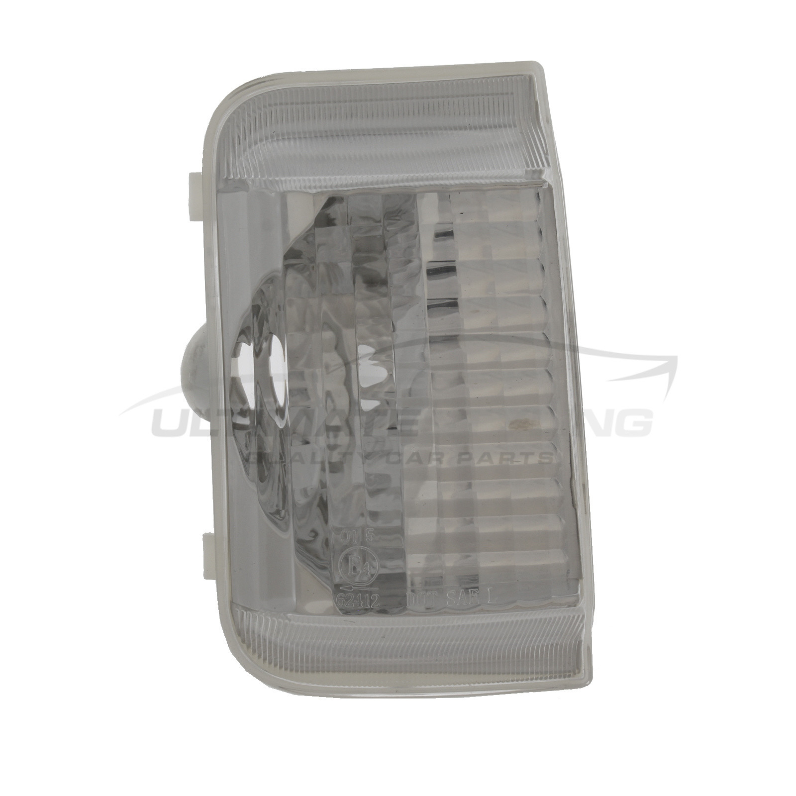 Citroen Relay 2006->, Fiat Ducato 2006->, Peugeot Boxer 2006->, Vauxhall Movano 2021-> Clear Non-LED To Suit Amber Bulb (Not Included) Mirror Indicator Excludes Amber Reflector Passenger Side (LH)
