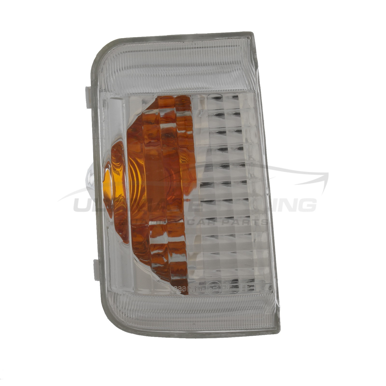 Citroen Relay 2006->, Fiat Ducato 2006->, Peugeot Boxer 2006->, Vauxhall Movano 2021-> Clear Non-LED To Suit Clear Bulb (Not Included) Mirror Indicator Includes Amber Reflector Passenger Side (LH)