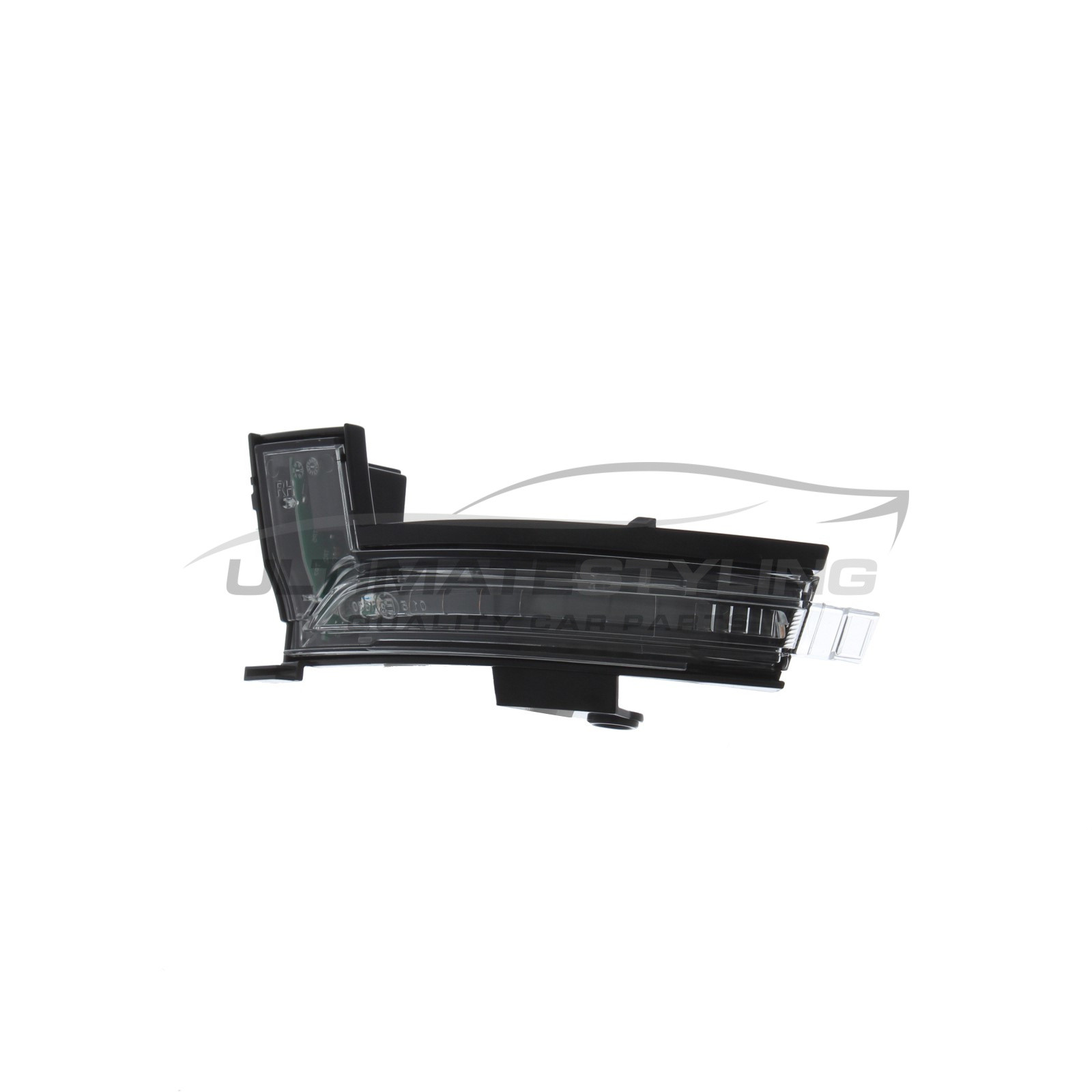 Skoda Karoq 2017->, Skoda Kodiaq 2016-> Clear LED Mirror Indicator Includes Bulb & Wiring Passenger Side (LH)