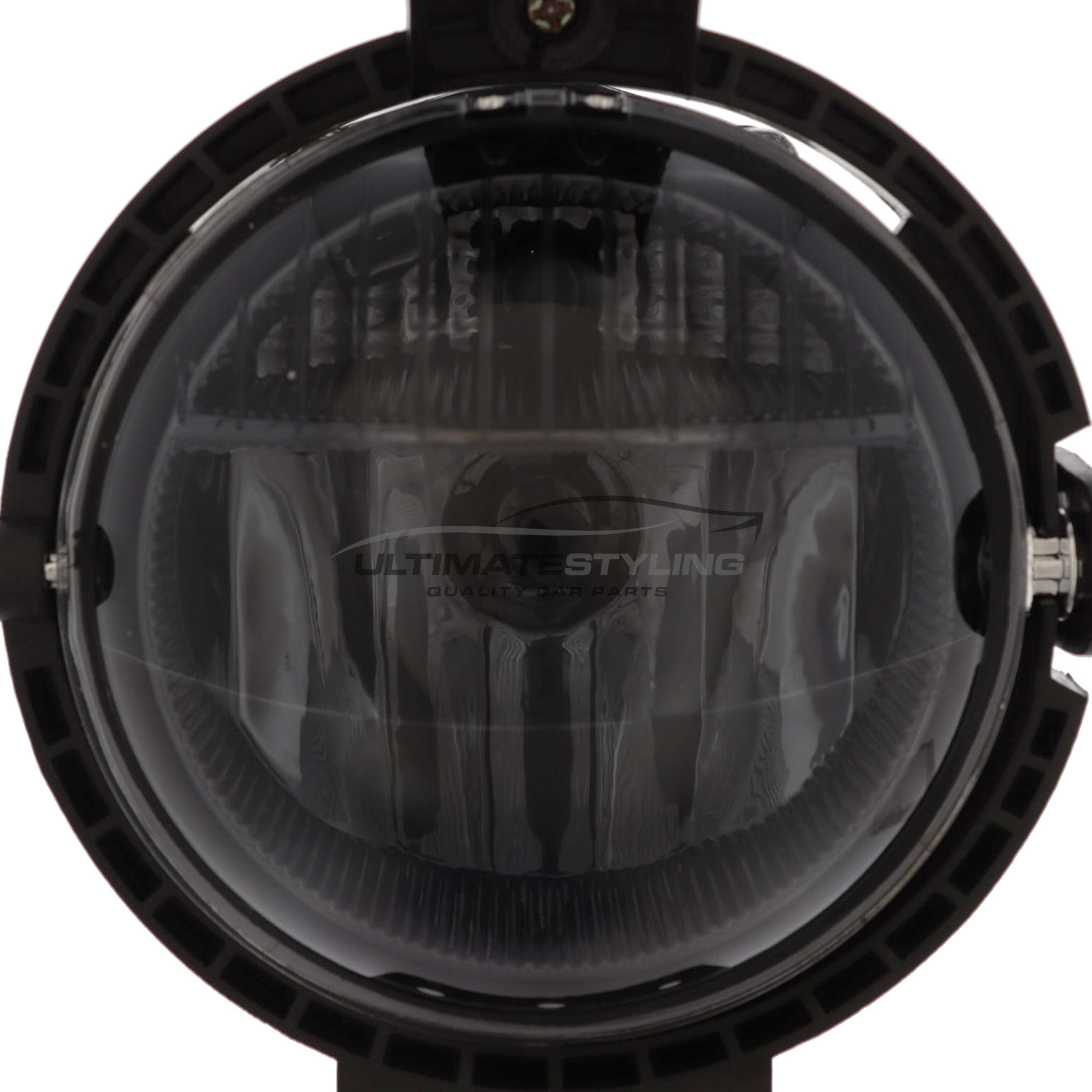 BMW Mini R56 2006-2014 / R57 2009-2016 / R58 2011-2016 / Clubman R55 Estate 2007-2015 / Clubman R55 Van 2012-2015 / Roadster 2012-2016 - Smoked Performance Front Fog Lights - Halogen DRL Daytime Running Lamps - Round - With H8 W5W Bulbs & Bulb Holders