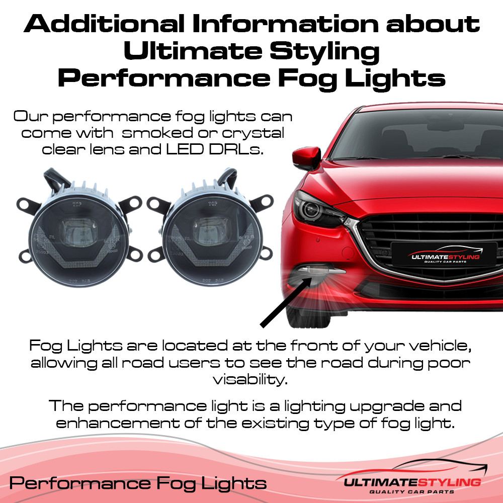 BMW 3 Series / 5 Series Performance Front Fog Lights - Non-LED - Pair (LH + RH)