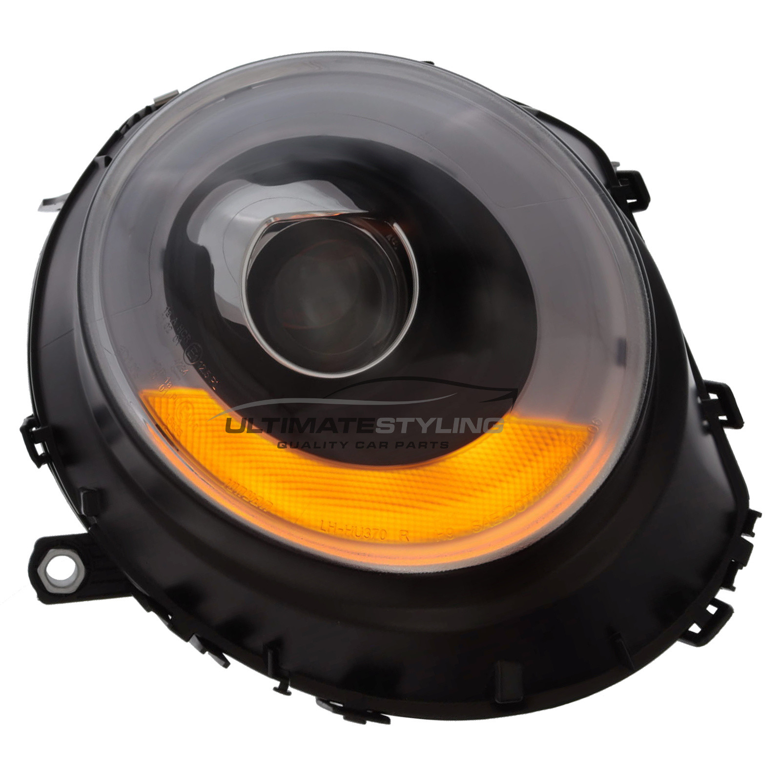 Mini R55 R56 R57 R58 R59 Styling Upgrade LED DRL Black Inner Projector Headlights Headlamps With LED Indicators