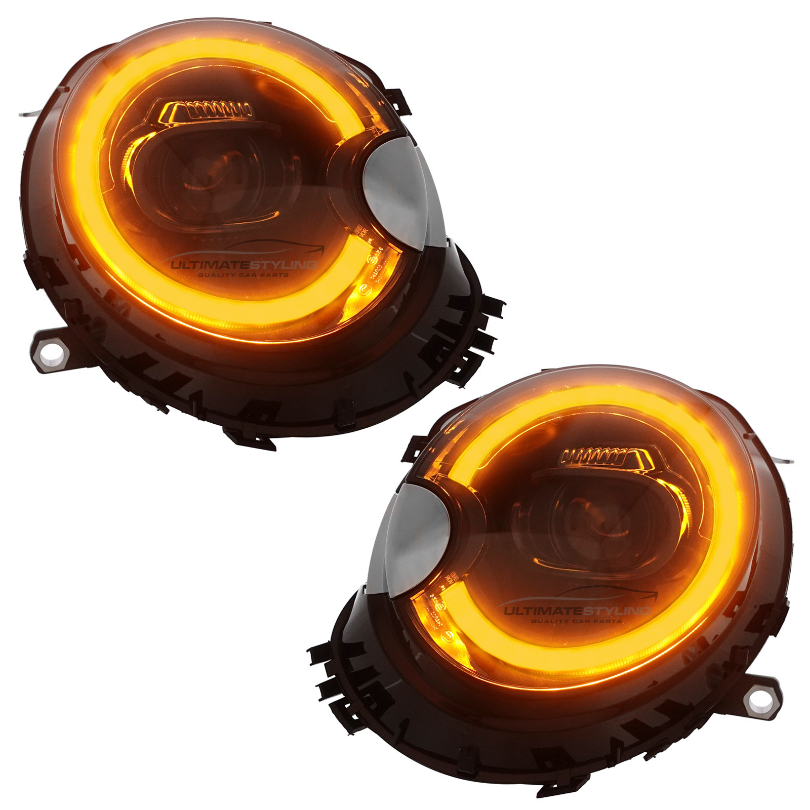 Mini R56 R57 Performance Headlights - LED Daytime Running Lights (DRL) - Full LED - Dynamic Indicators - Start Up Animation