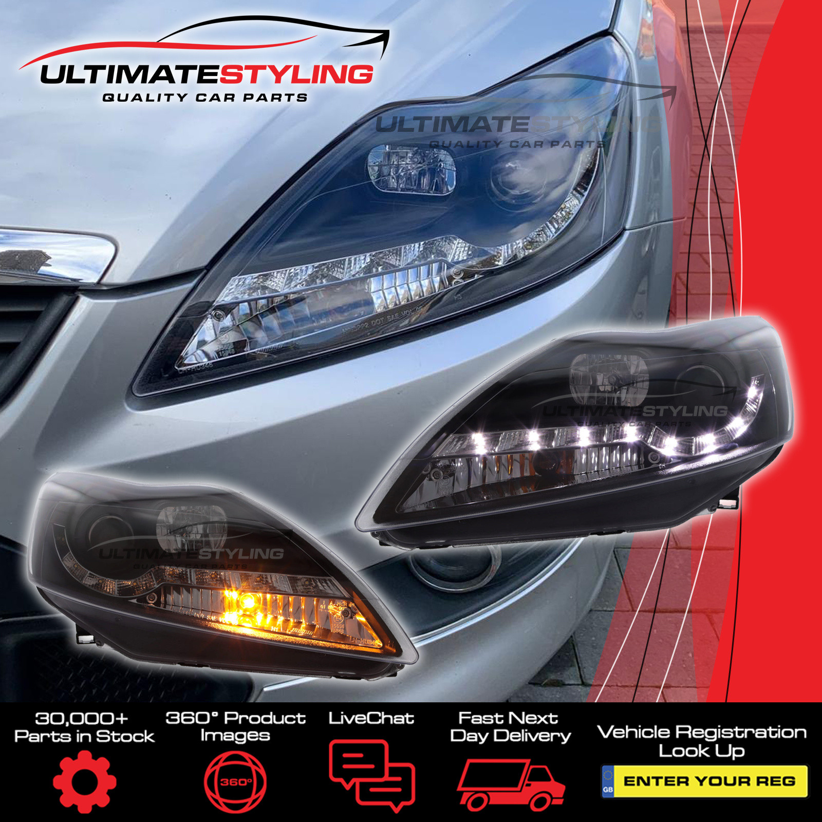 Performance Headlights for Ford Focus