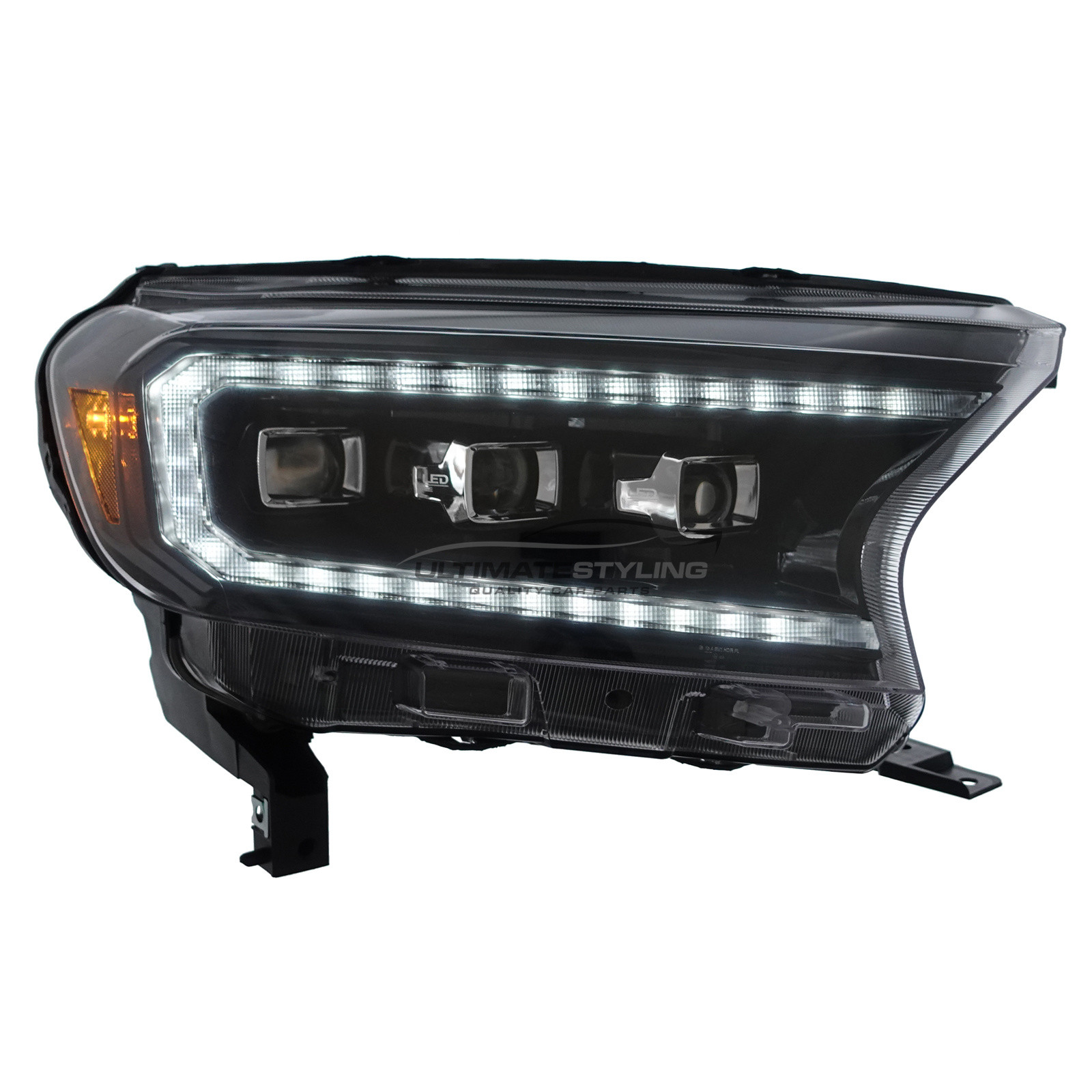 Ford Ranger T6 2015-2023 Full LED Upgrade DRL Headlights Dynamic Sequential Indicators Pair