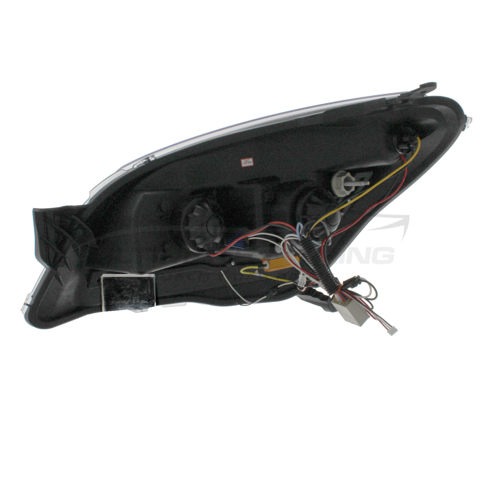 Vauxhall Astra H Mk5 2004-2011 Upgrade Headlights Black Inner LED DRL with LED Indicators Projector Xenon Look