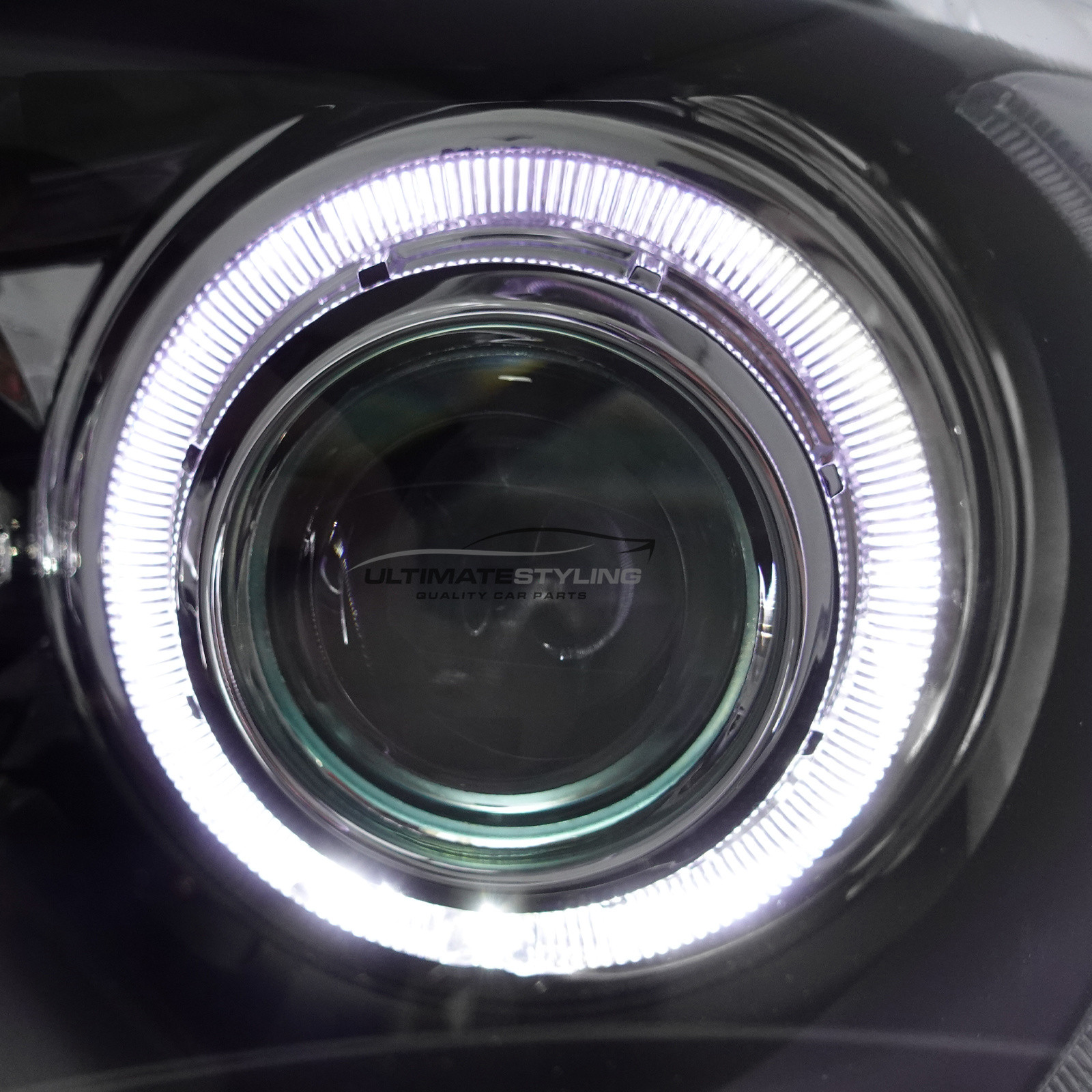 BMW 1 Series Performance Headlights - Angel Eyes - Projector Type - Halogen
