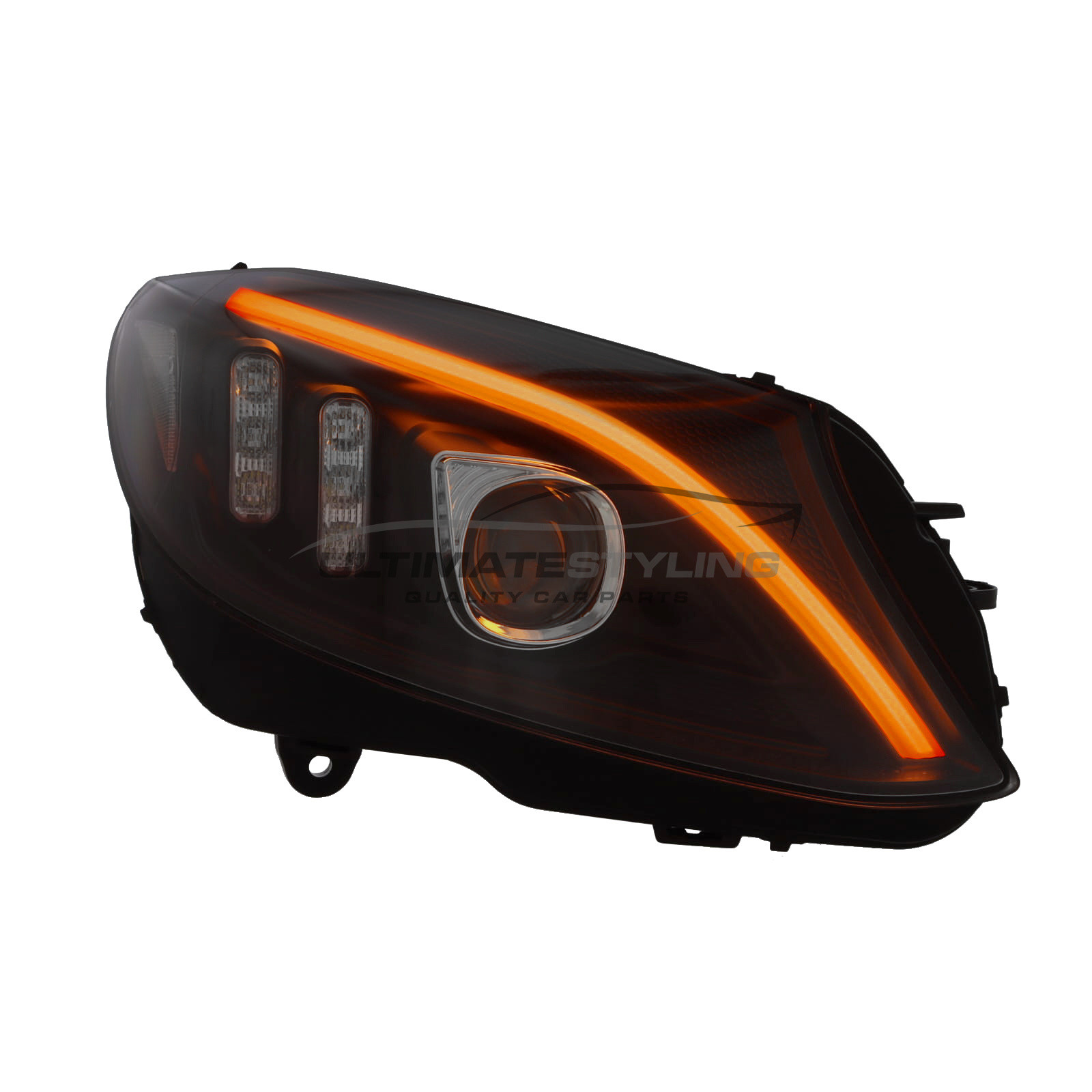 Halogen UPGRADE FULL LED Projector 2015-2018 Mercedes-Benz W205 C300  Headlights