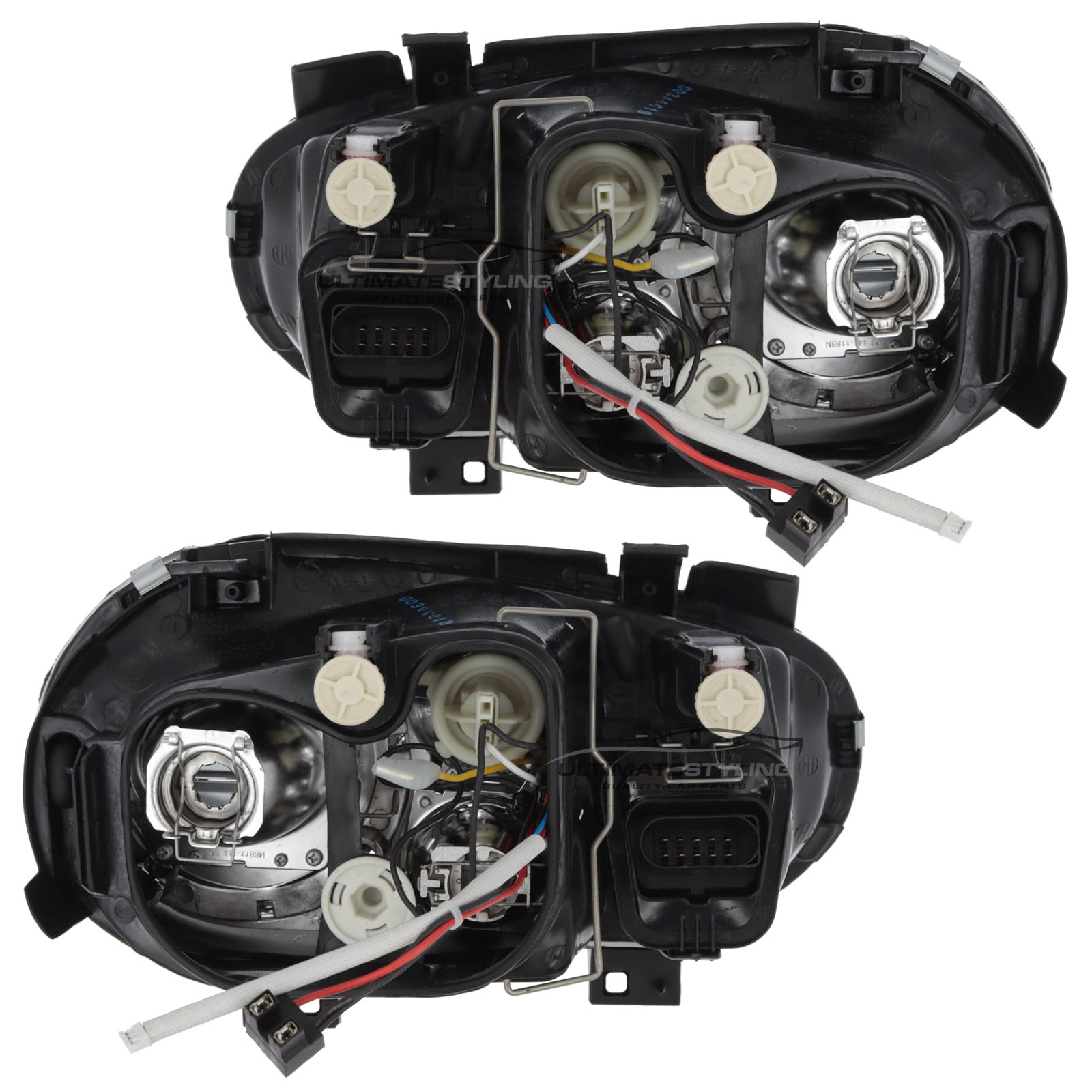 VW Golf Mk4 1997-2004 R32 Style Upgrade Headlights Black Inner Projector Xenon Look