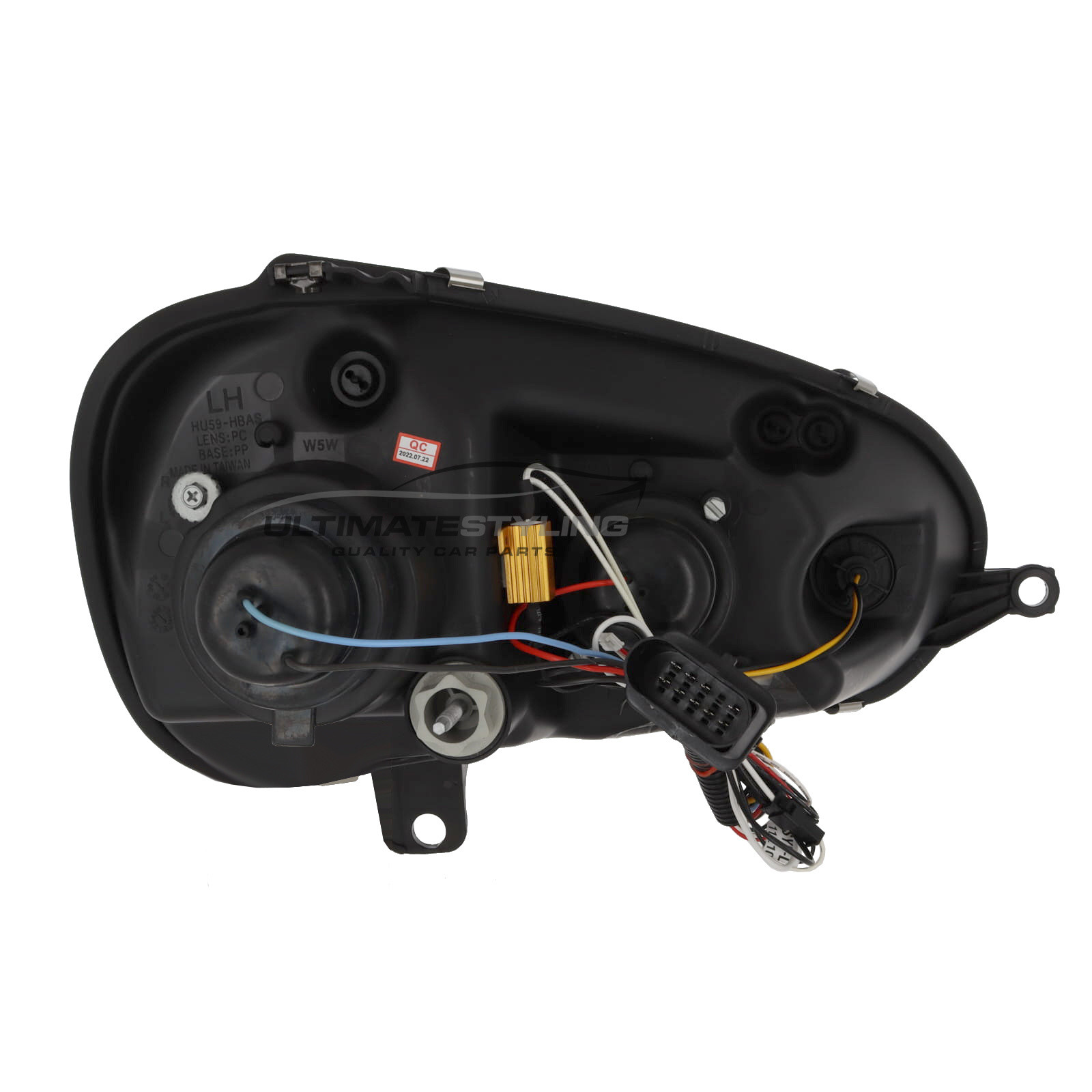 VW Golf Mk5 2003-2009 and Jetta 2006-2011 Upgrade Headlights Black Inner LED DRL Projector Xenon Look