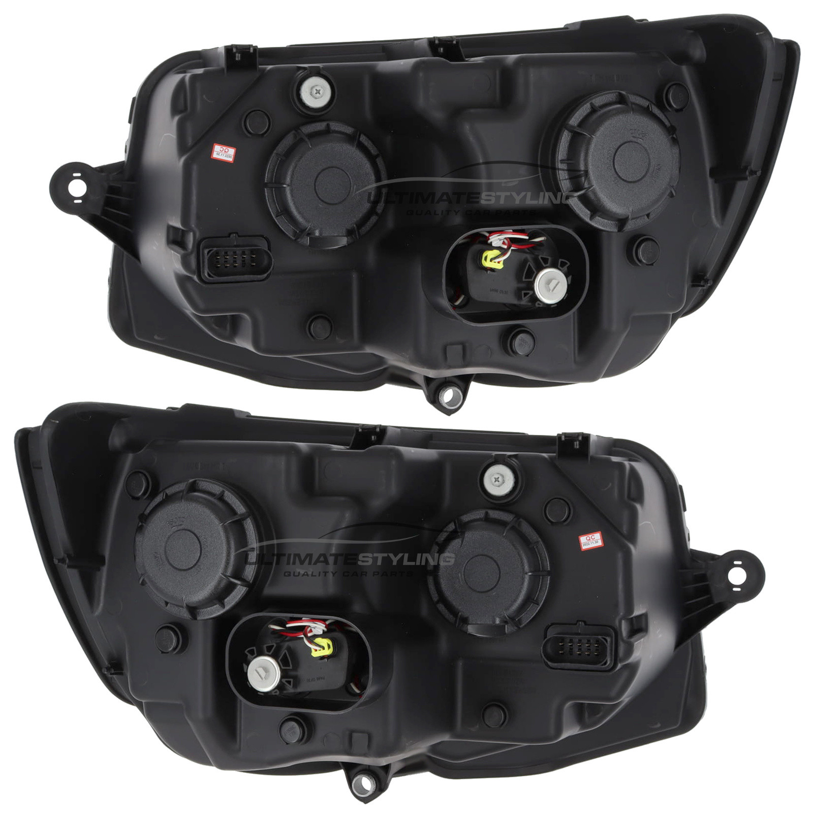 VW Transporter T6 2015-2020 LED DRL Projector Headlights Headlamps Chrome Inner LED Indicators