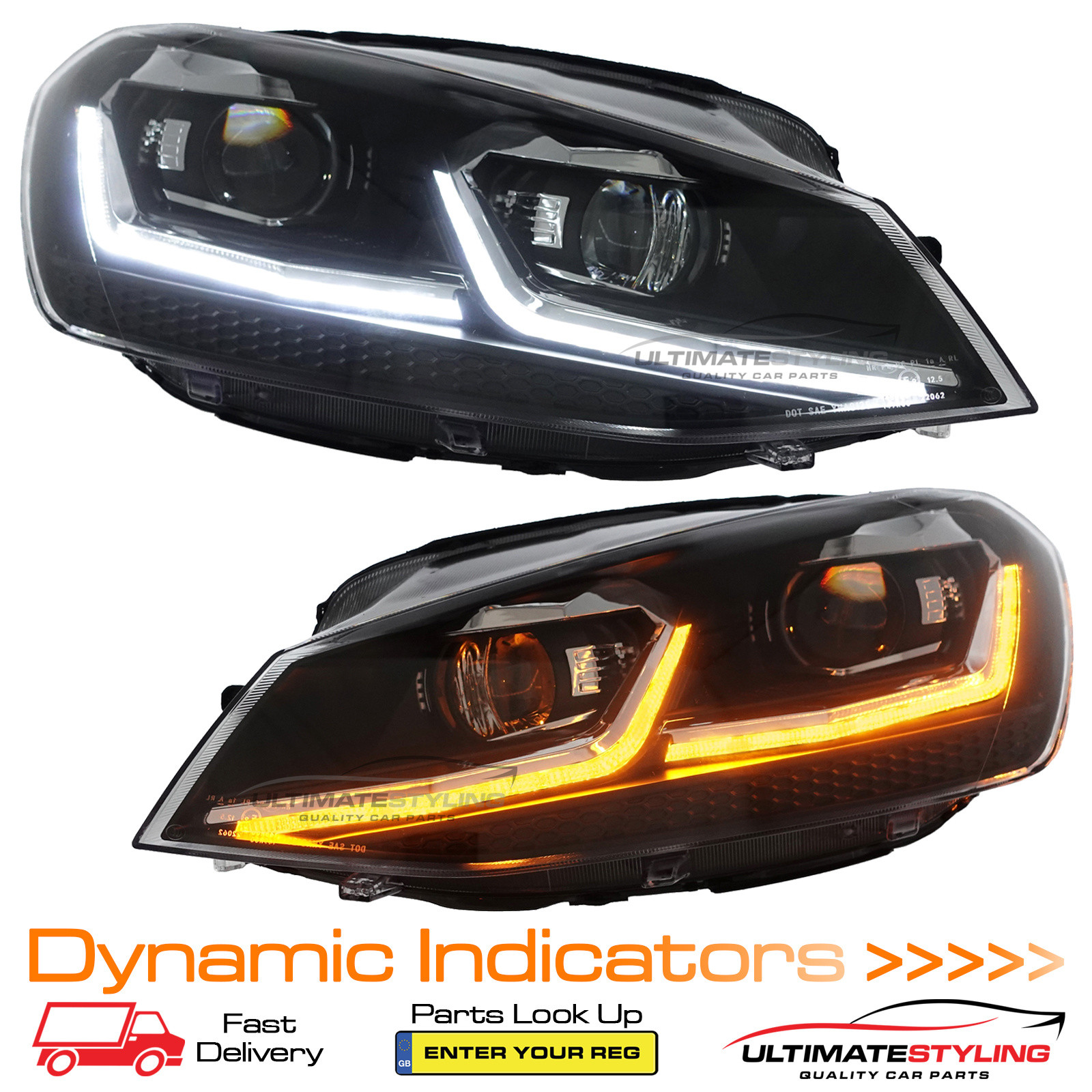 Performance Headlights for VW Golf