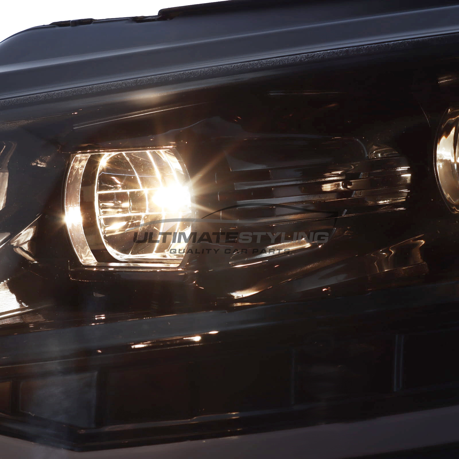 VW Caravelle / Transporter T6 Van Performance Headlights - Projector Type - LED  Daytime Running Lights (DRL) - Halogen