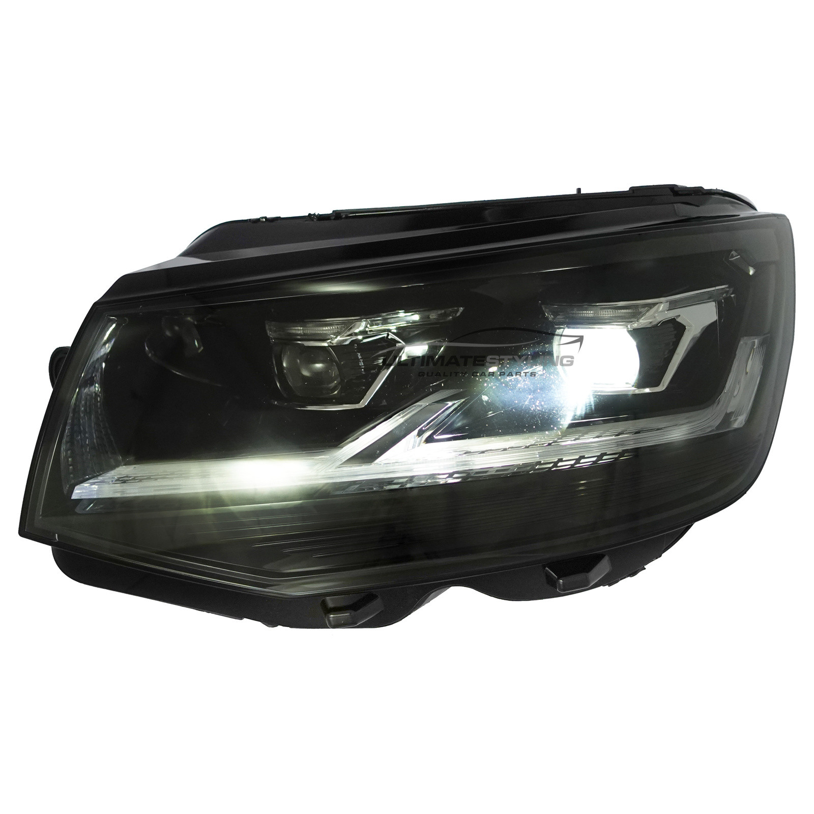 VW California / Caravelle / Transporter Performance Headlights - Full LED With LED Daytime Running Lights (DRL) - LED