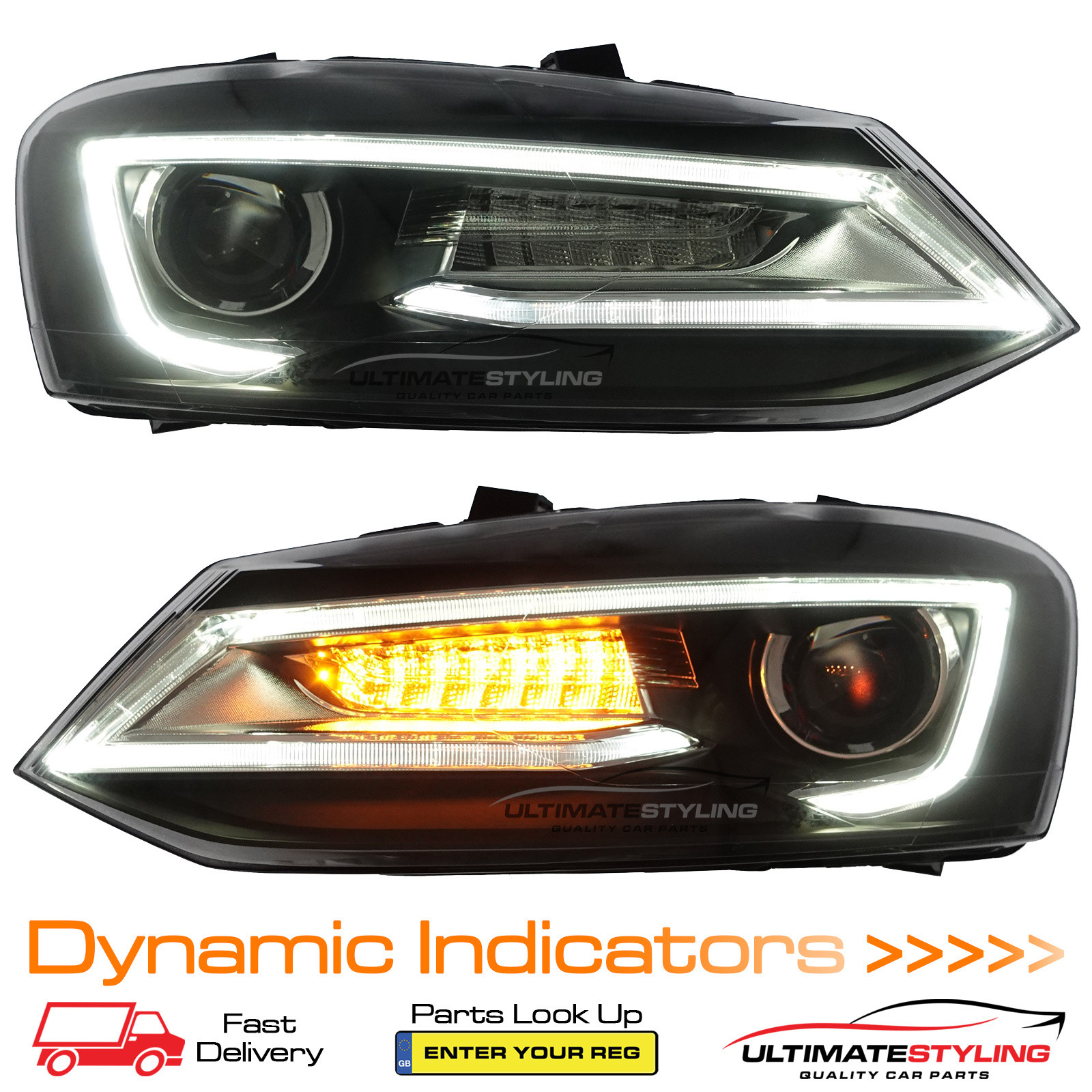 Performance Headlights for VW Polo