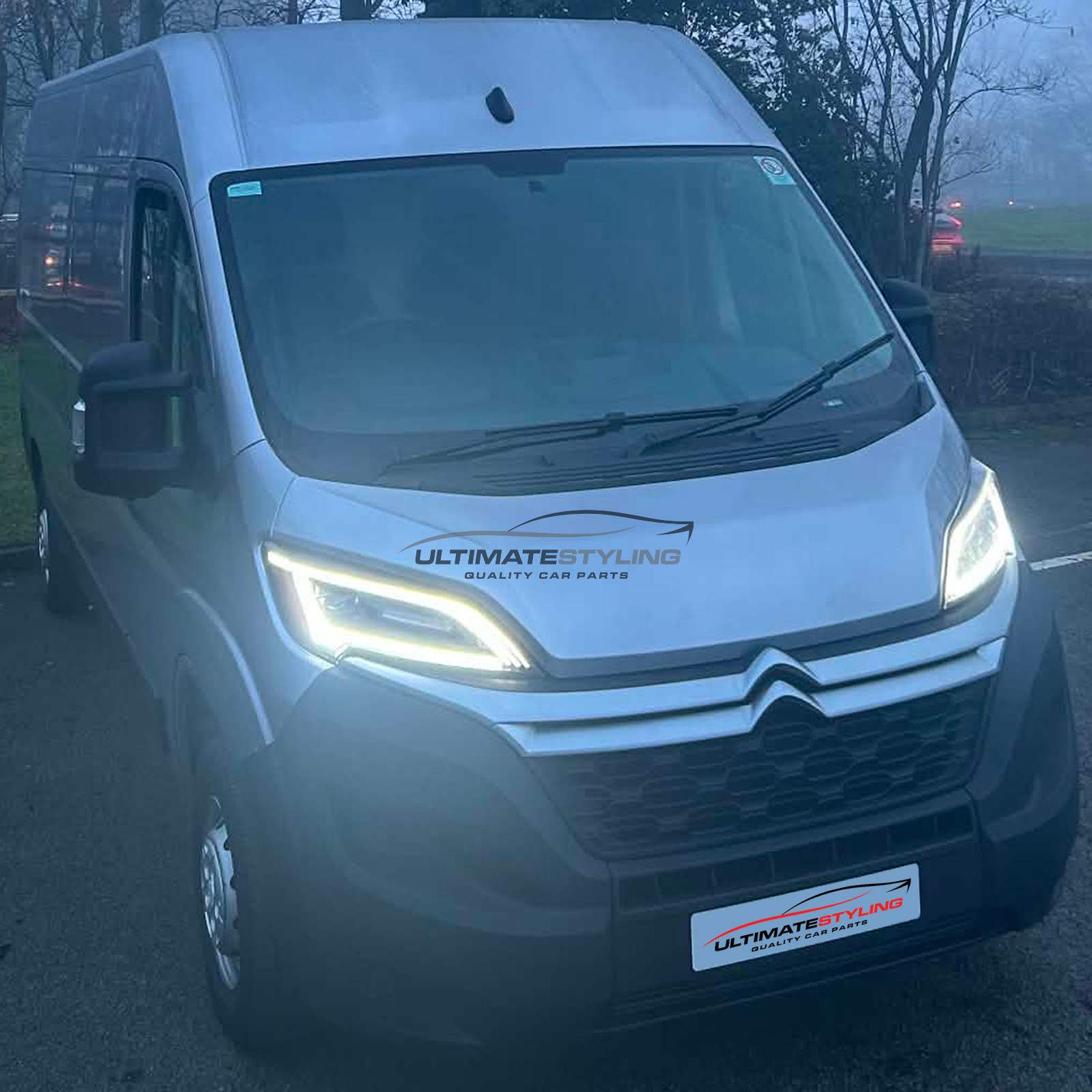 Citroen Relay, Fiat Ducato, Peugeot Boxer, Toyota Proace Max, Vauxhall Movano Performance Headlights - Projector Type - Full LED With LED Daytime Running Lights (DRL) - LED