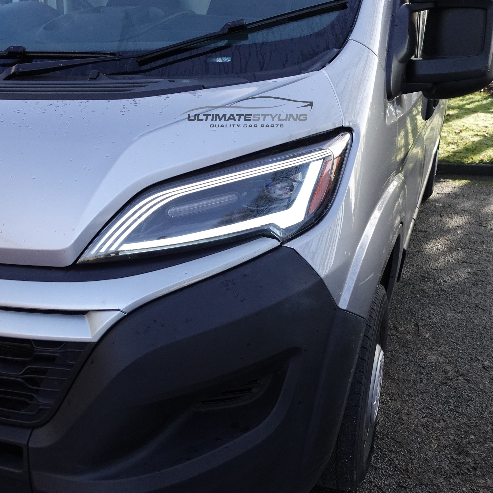 Citroen Relay, Fiat Ducato, Peugeot Boxer, Toyota Proace Max, Vauxhall Movano Performance Headlights - Projector Type - Full LED With LED Daytime Running Lights (DRL) - LED